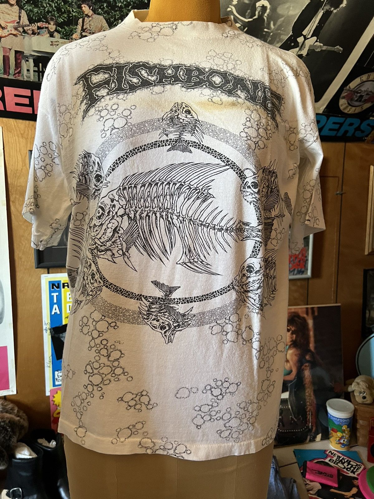 Single Stitch Vtg 80s hotsell FISHBONE Tour Tee