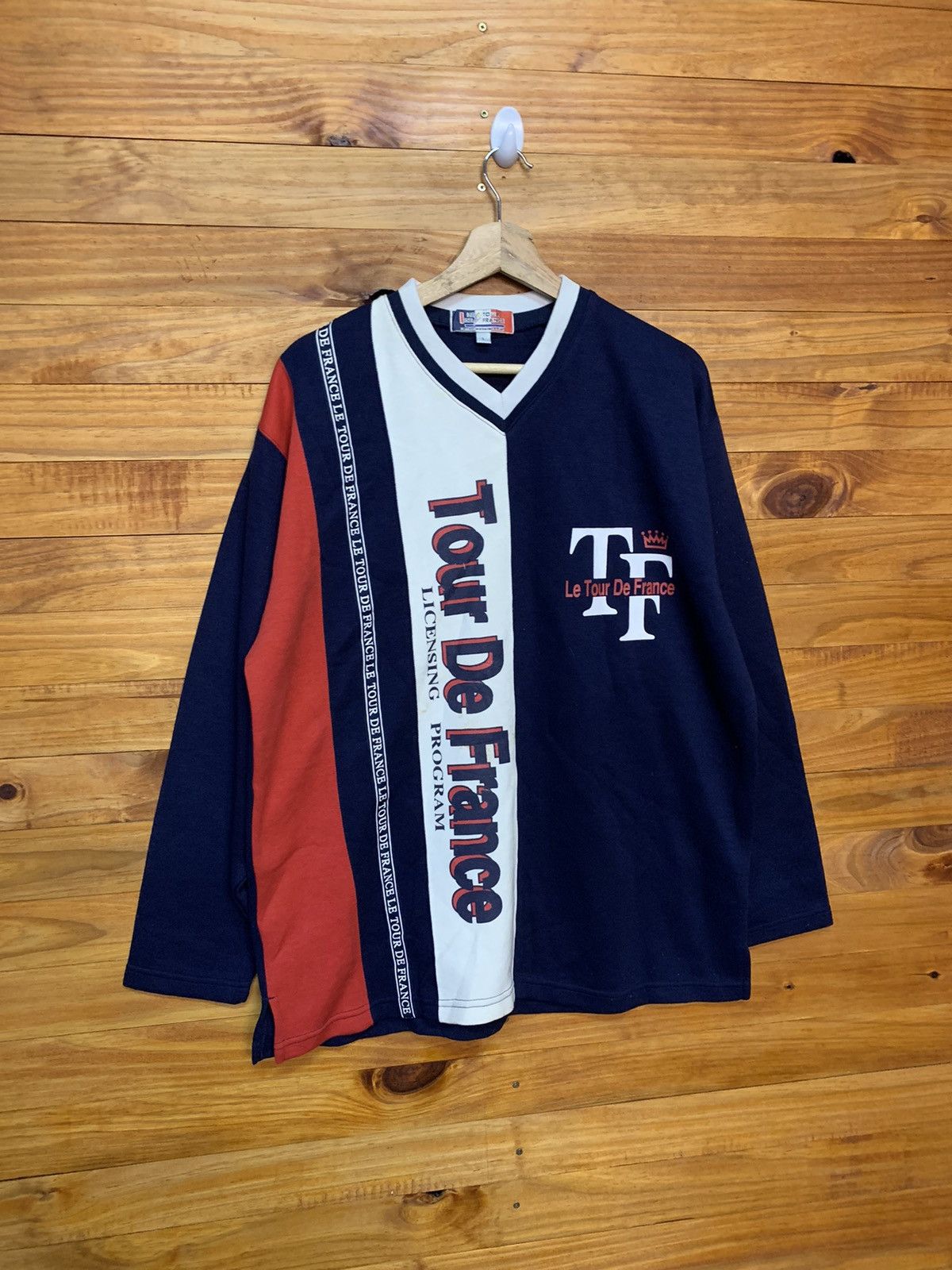 Vintage Vintage Le Tour De France Sweatshirts Size US L / EU 52-54 / 3 - 3 Thumbnail