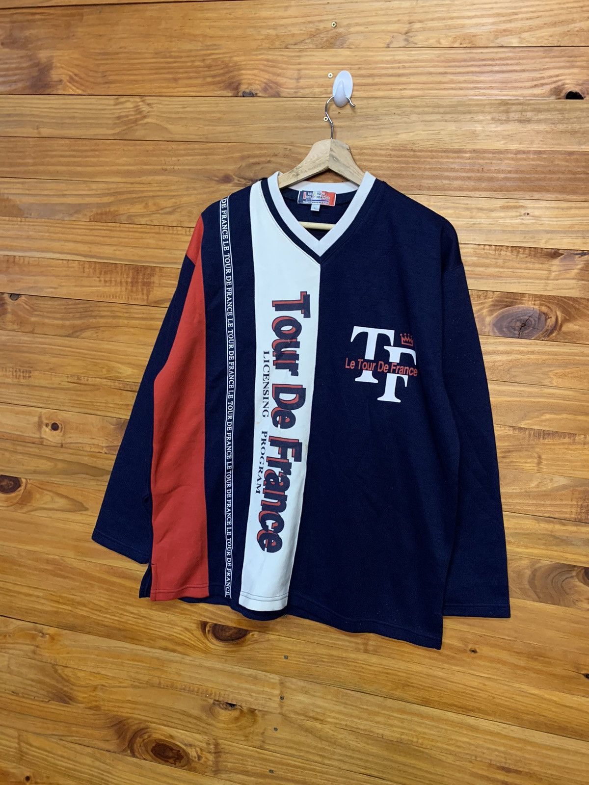 Vintage Vintage Le Tour De France Sweatshirts Size US L / EU 52-54 / 3 - 2 Thumbnail