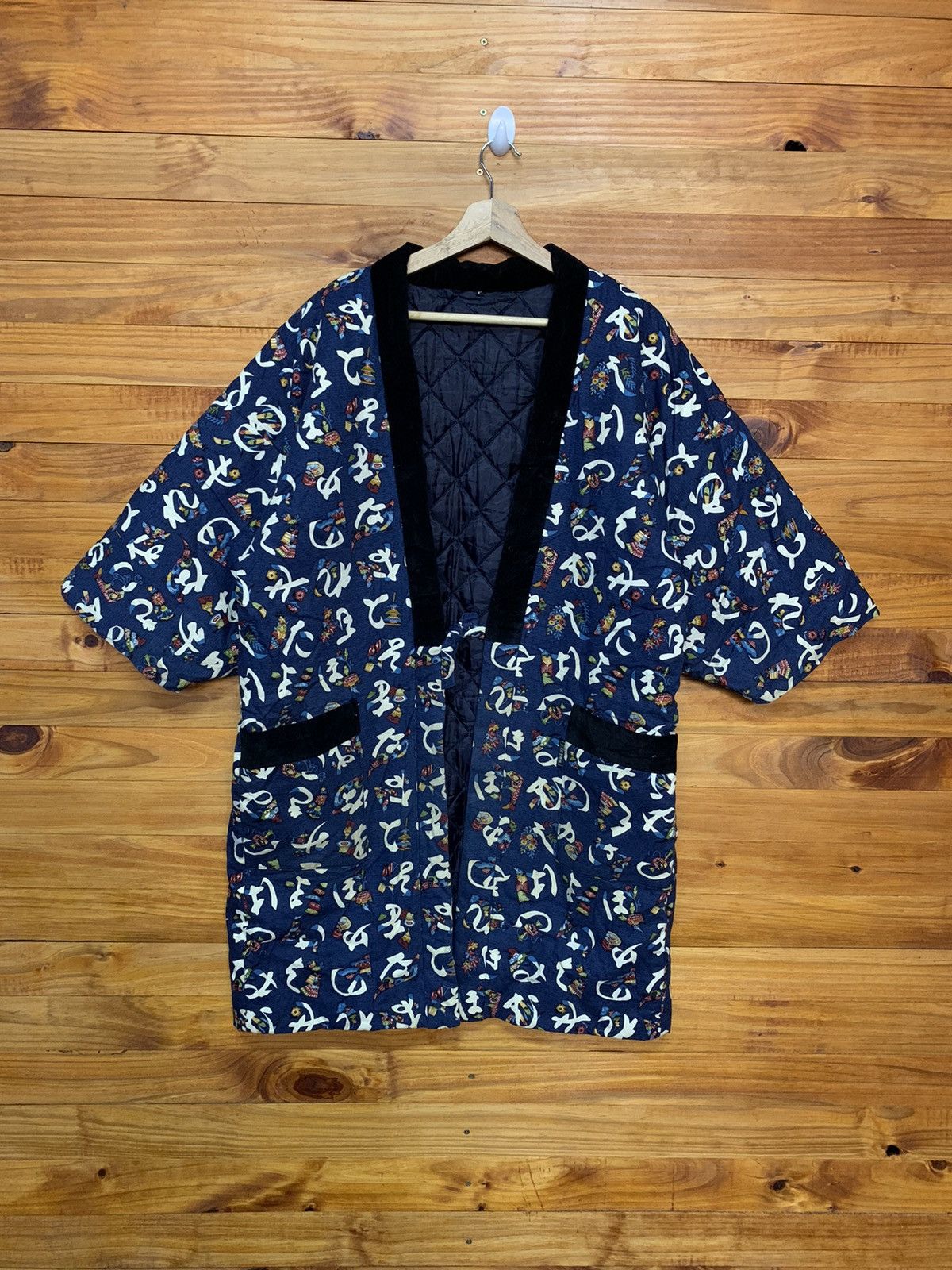 Japanese Brand Vintage All Over Prints Hanten Kimono Cardigan Made In Japan Size US L / EU 52-54 / 3 - 1 Thumbnail