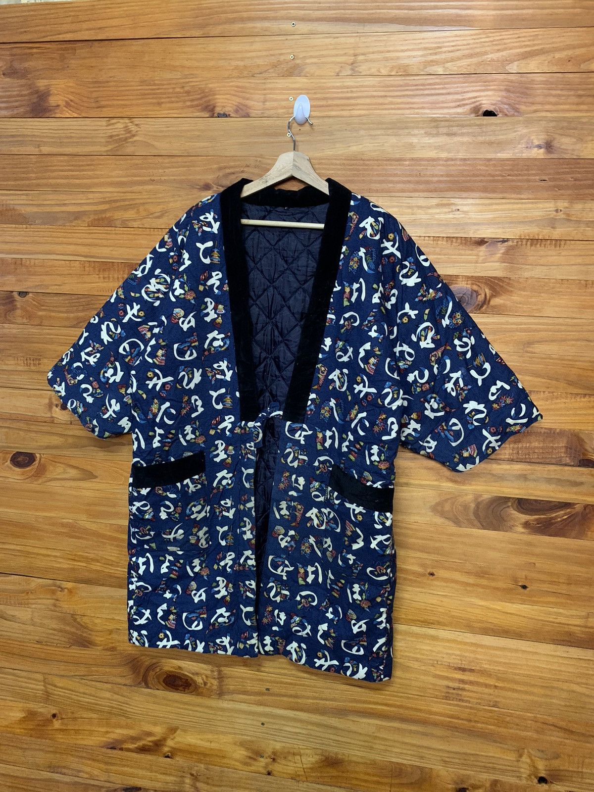 Japanese Brand Vintage All Over Prints Hanten Kimono Cardigan Made In Japan Size US L / EU 52-54 / 3 - 6 Thumbnail