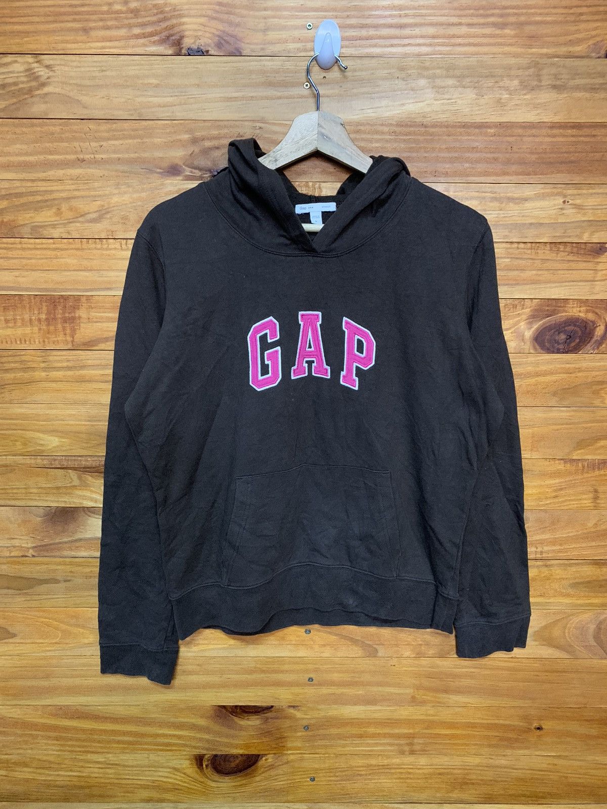 Gap Embroidered Gap Big Logo Pullover Hoodie Size US S / EU 44-46 / 1 - 1 Thumbnail