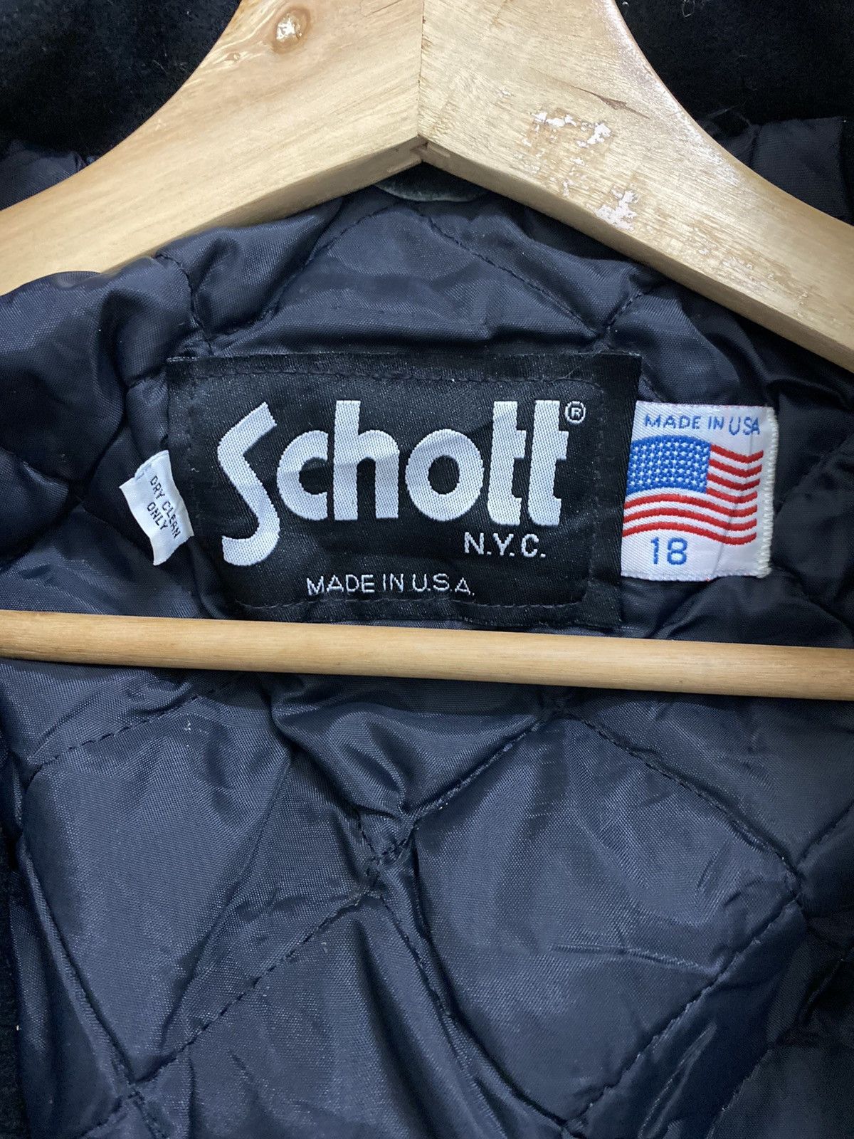 Schott × Vintage 🔥STEALS🔥 VINTAGE SCHOTT NYC WOOL JACKET Size US M / EU 48-50 / 2 - 5 Thumbnail