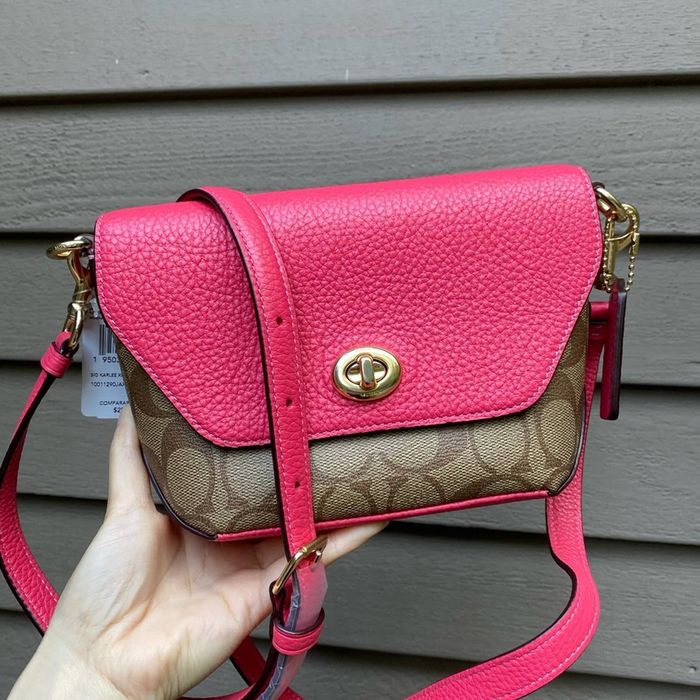 Coach coach Karlee Crossbody In Signature Canvas Bag Grailed