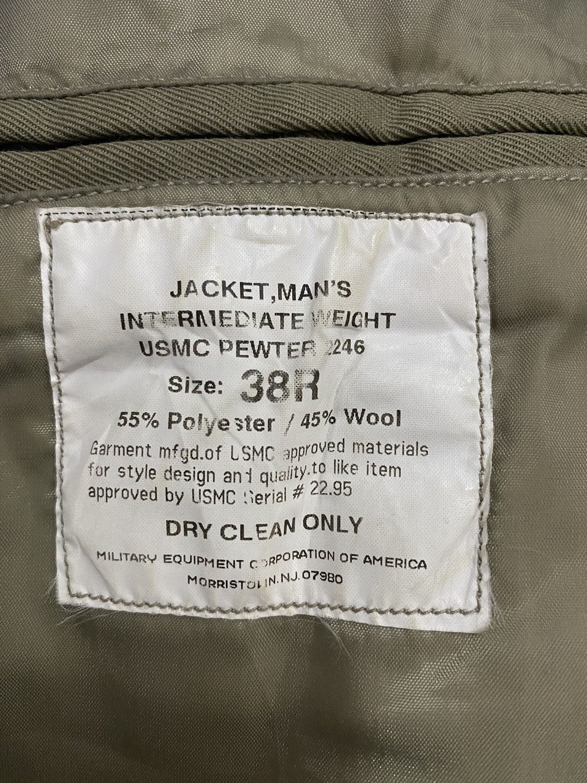 Vintage Rare 🔥Vintage USMC Issue Zipper Jacket Size US M / EU 48-50 / 2 - 6 Thumbnail