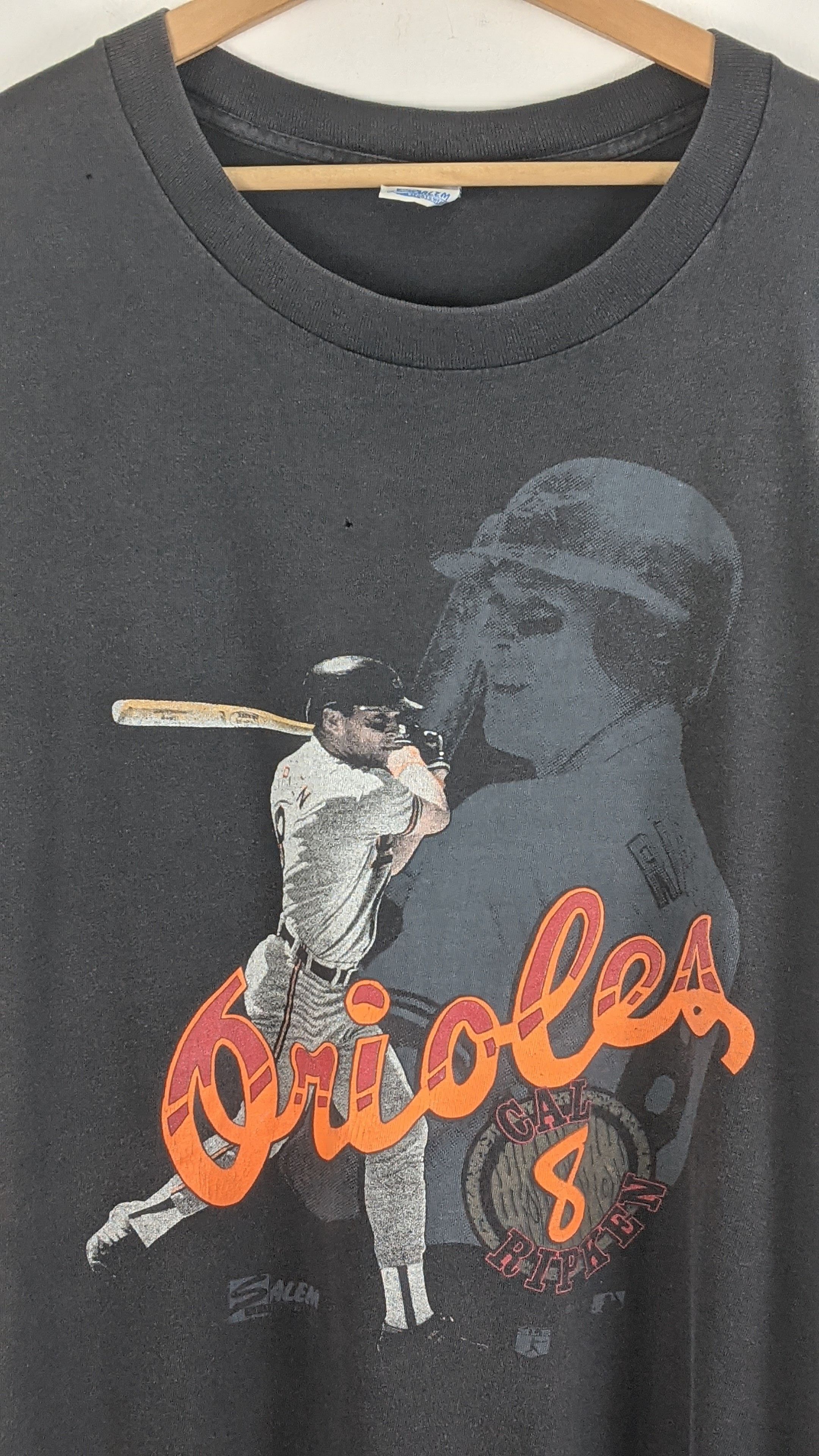 MLB Vintage Cal Ripken Baltimore Orioles 90s Salem MLB shirt Size US XL / EU 56 / 4 - 2 Thumbnail