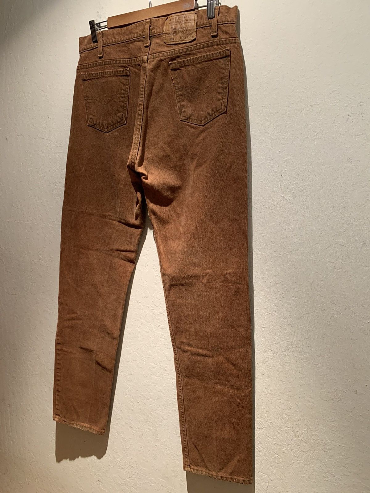 Levi's *RARE* Vintage Levi’s 505 Orange Tab Brown Denim Jeans - 34 Size US 34 / EU 50 - 2 Thumbnail