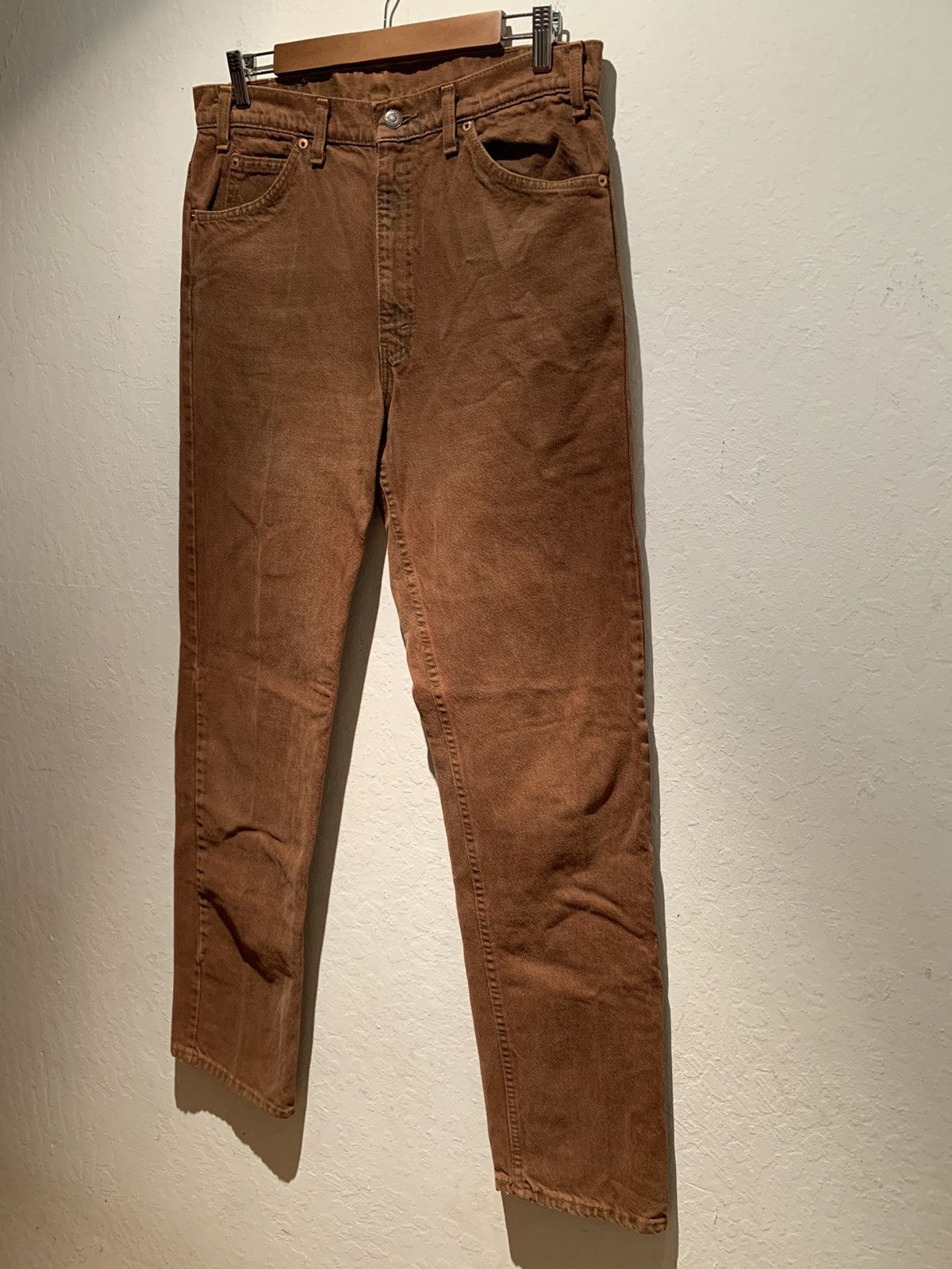 Levi's *RARE* Vintage Levi’s 505 Orange Tab Brown Denim Jeans - 34 Size US 34 / EU 50 - 1 Thumbnail