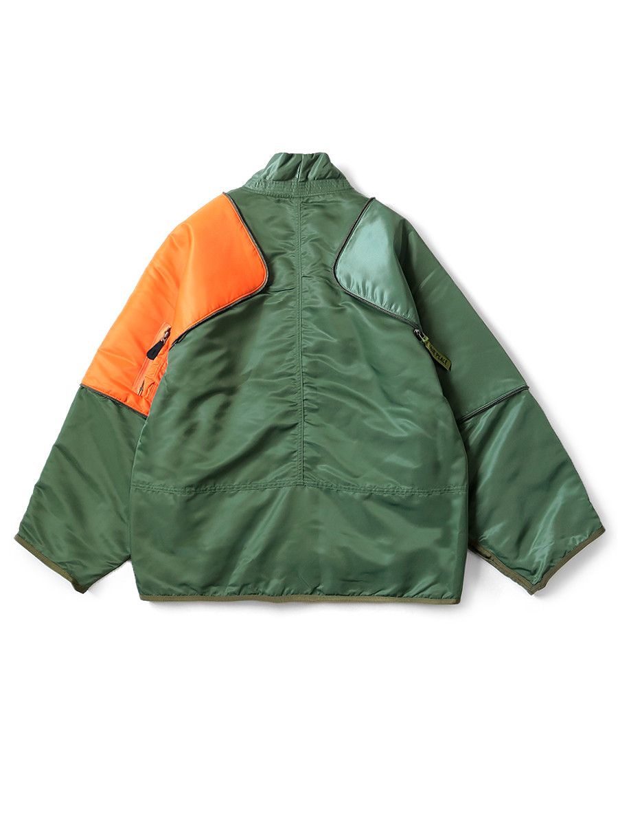 在庫一掃セール Kapital Kapital MA-1 Nylon KESA Sham Bomber Jacket | Grailed ジャケット・アウター