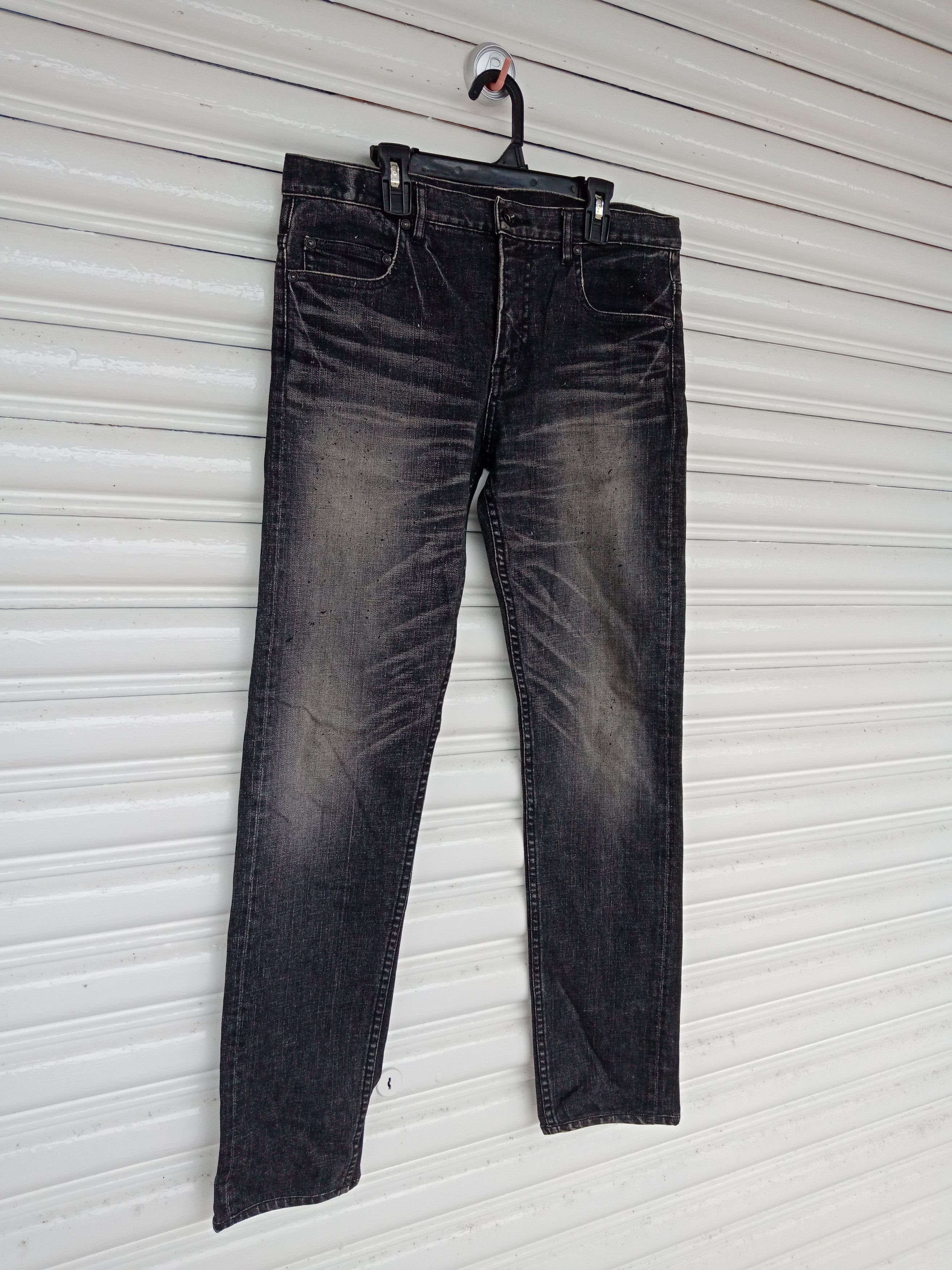 Giuliano Fujiwara Giuliano Fujiwara Black Paints Washed Black Size US 31 - 4 Thumbnail