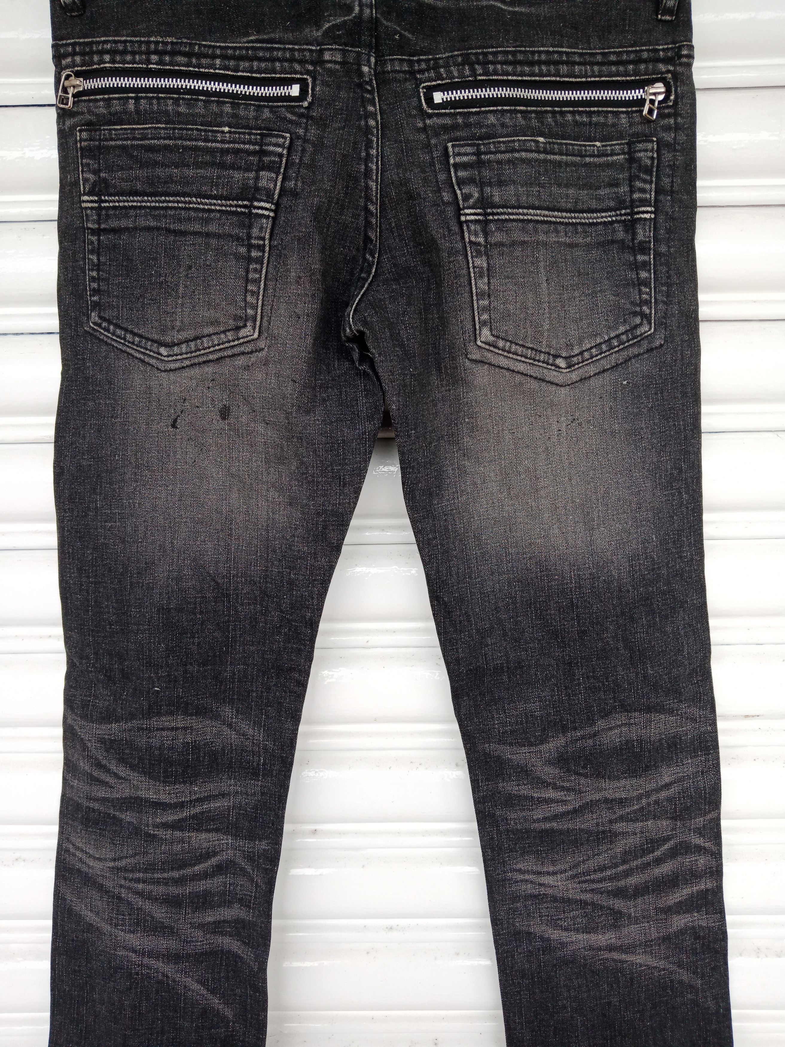 Giuliano Fujiwara Giuliano Fujiwara Black Paints Washed Black Size US 31 - 8 Thumbnail