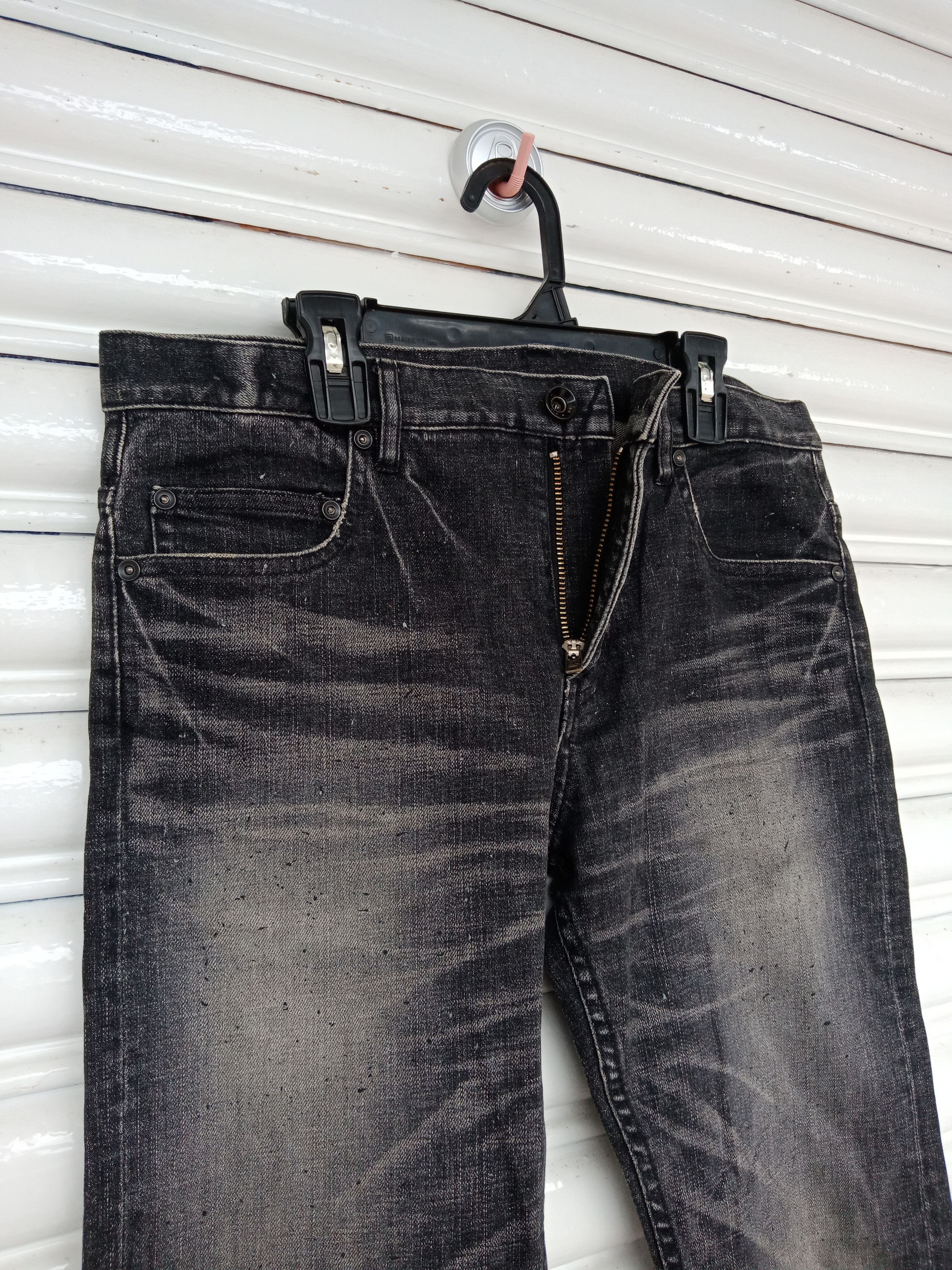 Giuliano Fujiwara Giuliano Fujiwara Black Paints Washed Black Size US 31 - 7 Thumbnail