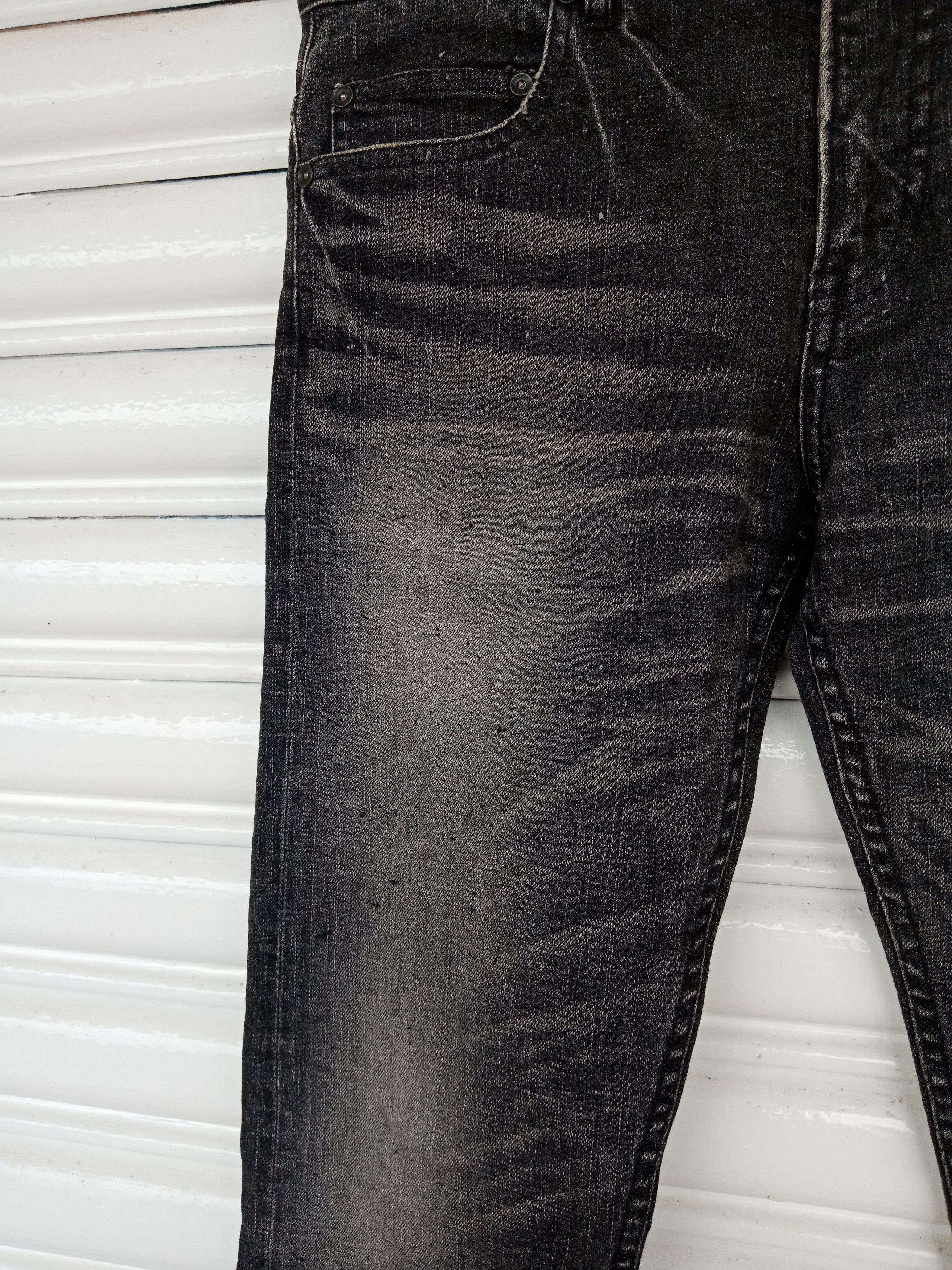 Giuliano Fujiwara Giuliano Fujiwara Black Paints Washed Black Size US 31 - 6 Thumbnail