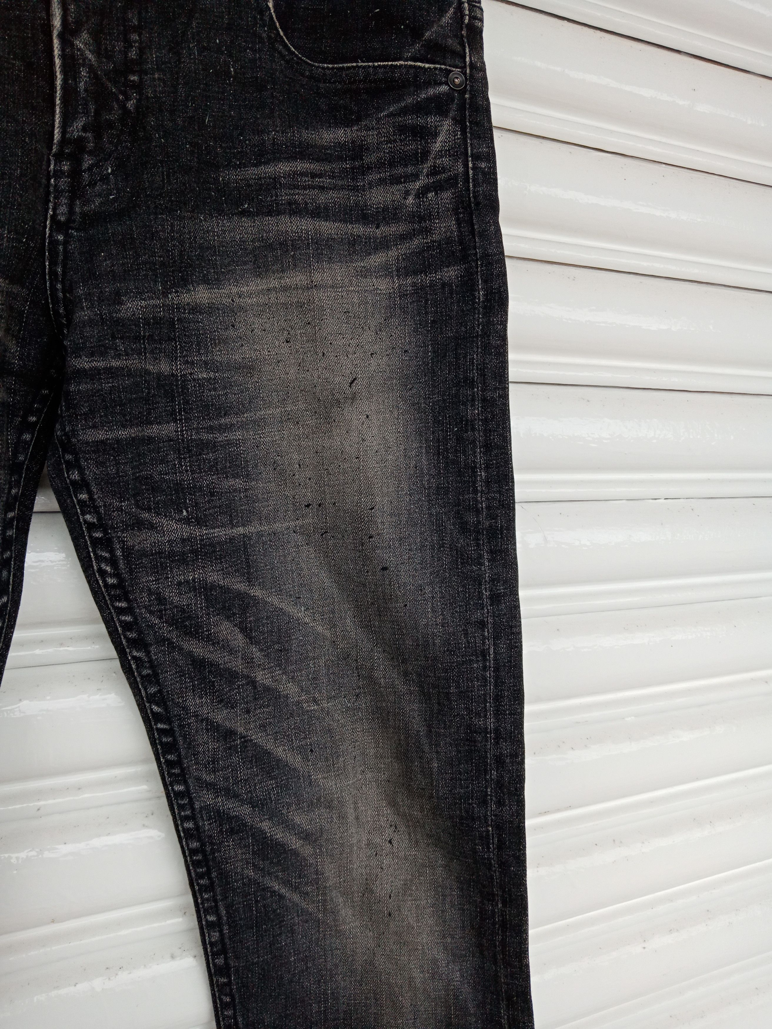Giuliano Fujiwara Giuliano Fujiwara Black Paints Washed Black Size US 31 - 5 Thumbnail