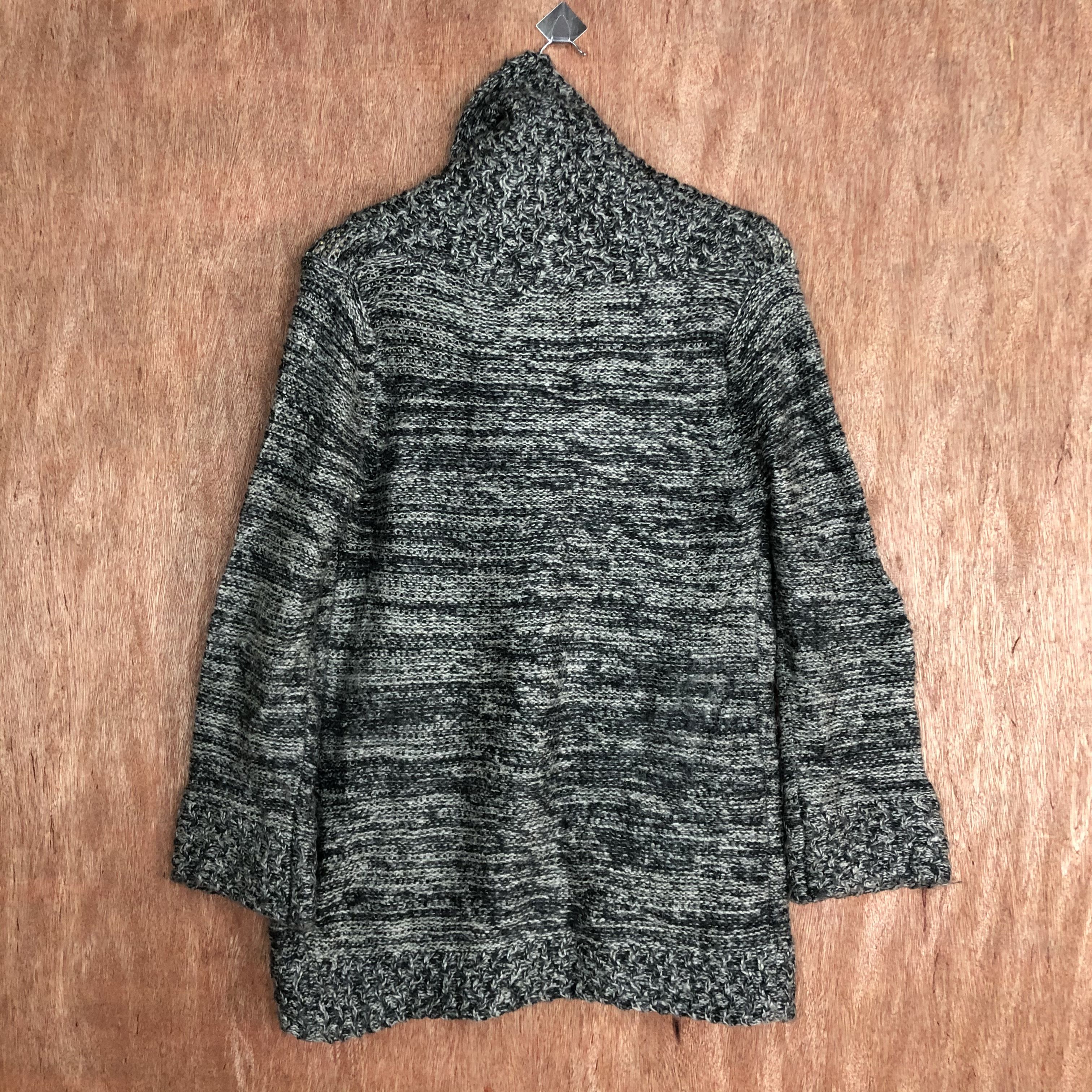 Homespun Knitwear Japan Brand Grey mohair Knitwear #6069 Size US M / EU 48-50 / 2 - 10 Thumbnail