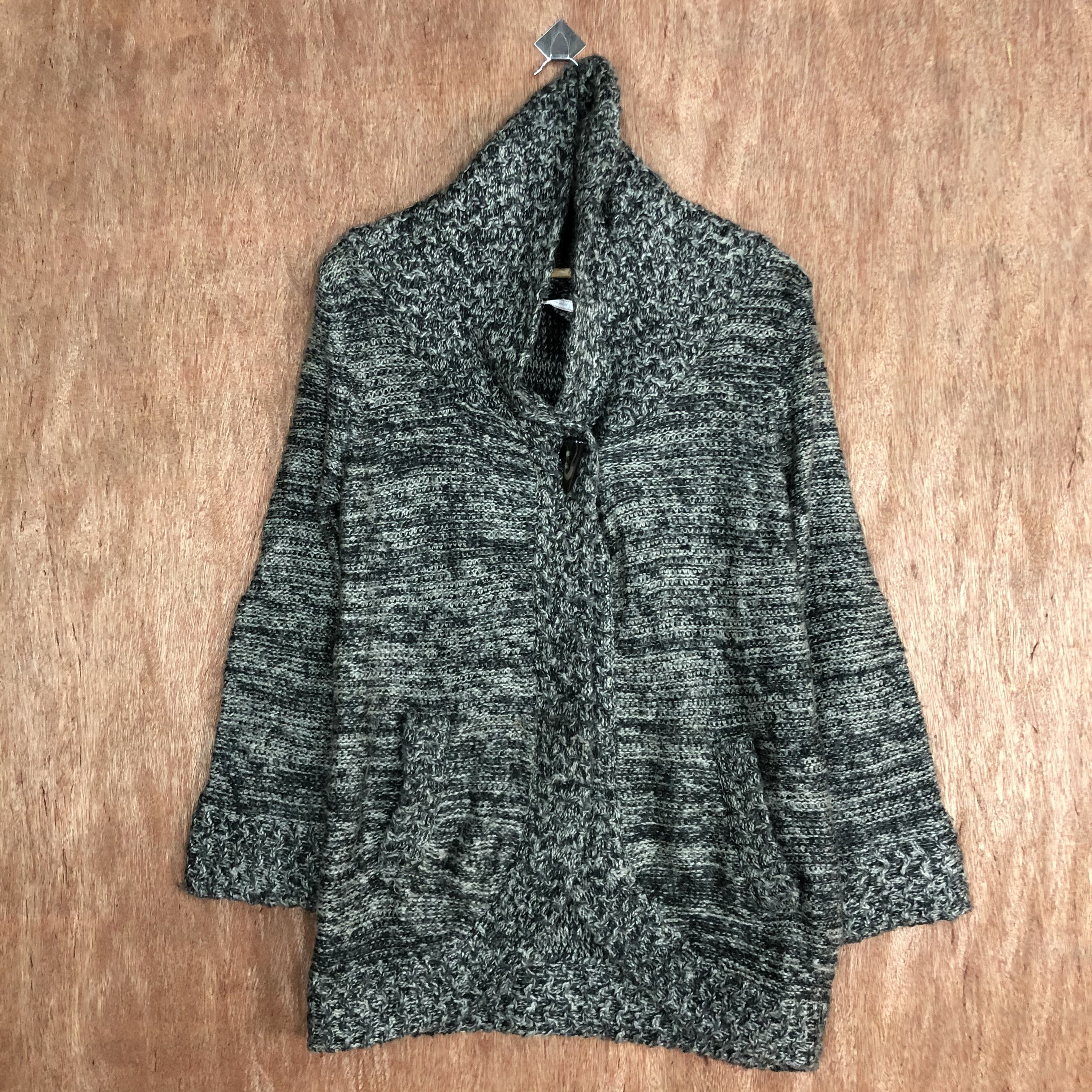 Homespun Knitwear Japan Brand Grey mohair Knitwear #6069 Size US M / EU 48-50 / 2 - 4 Thumbnail