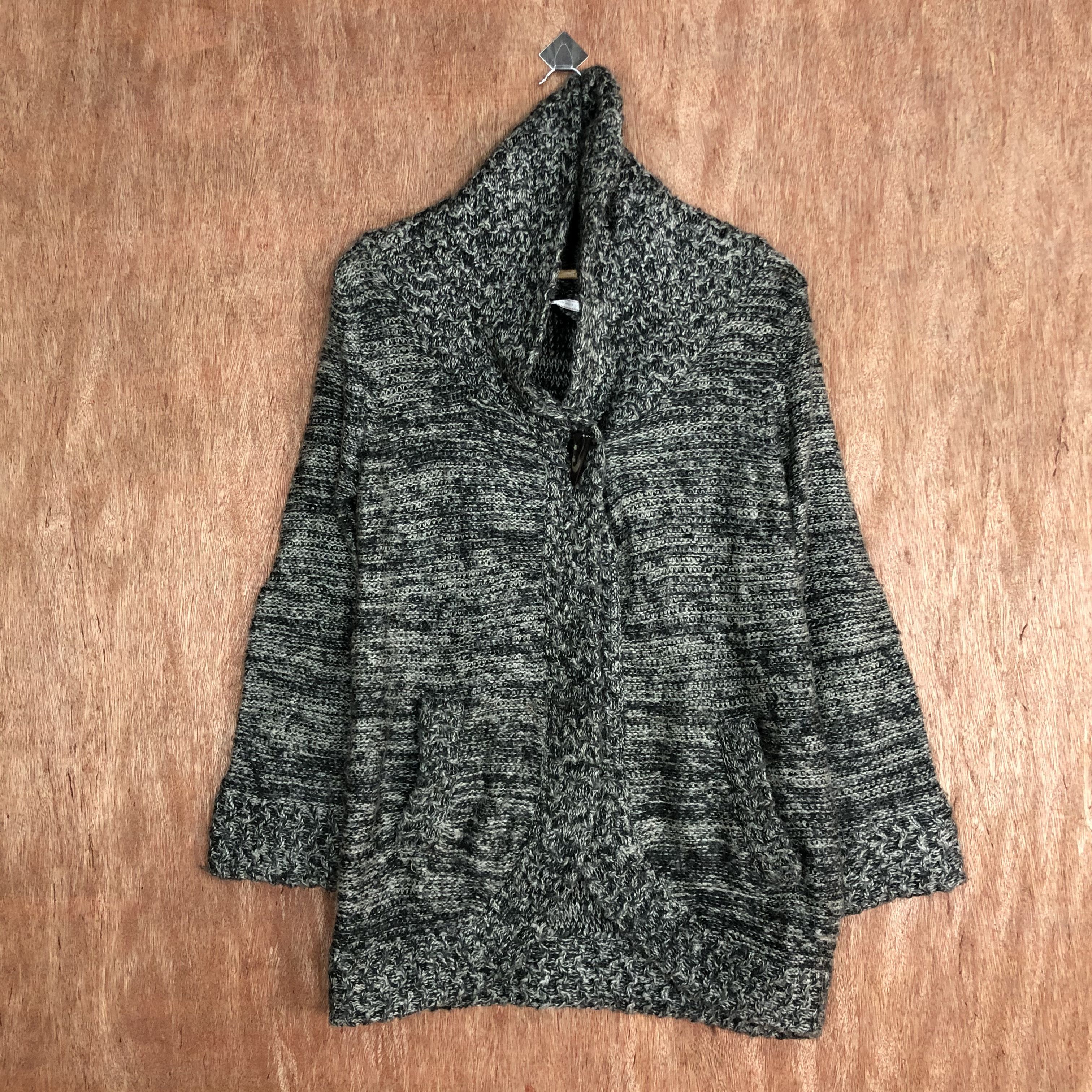 Homespun Knitwear Japan Brand Grey mohair Knitwear #6069 Size US M / EU 48-50 / 2 - 1 Thumbnail