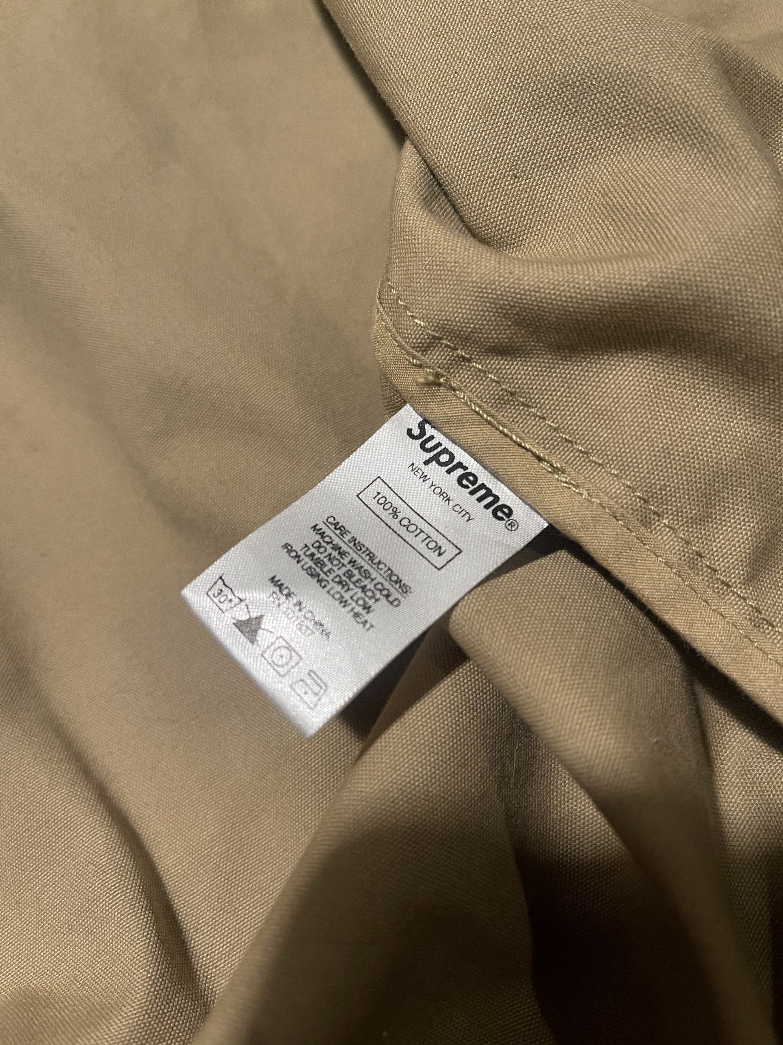 Supreme FW19 Cotton Field Jacket Size US XL / EU 56 / 4 - 4 Thumbnail