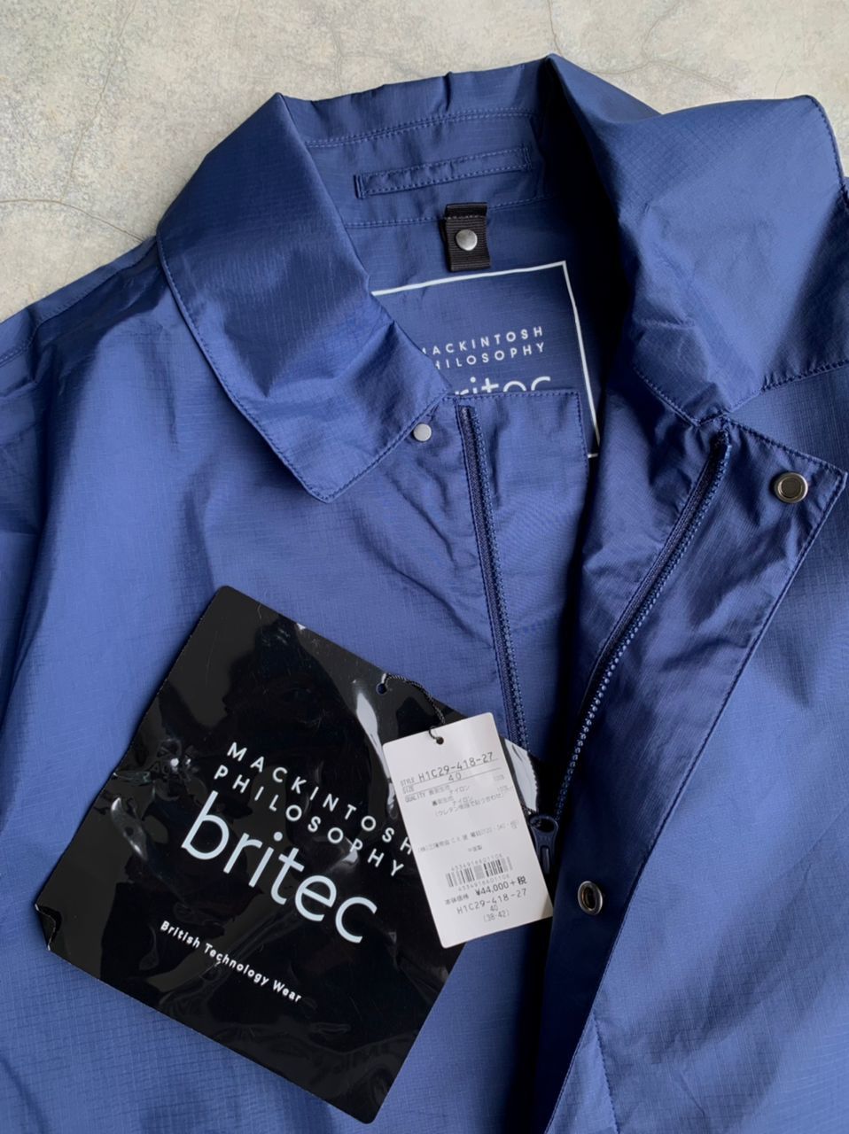 Kiko Kostadinov Mackintosh Philosophy Britec Waterproof Jacket Size US L / EU 52-54 / 3 - 4 Thumbnail