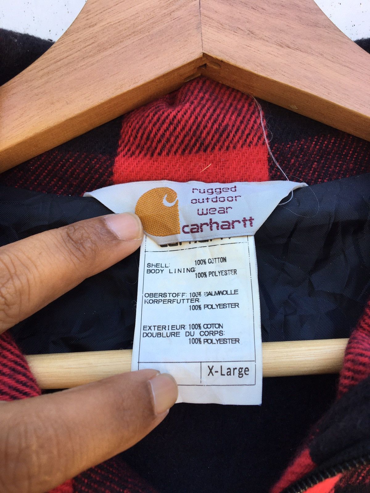 Carhartt Vintage Carhartt Checkered Winter Jacket Size US XL / EU 56 / 4 - 8 Thumbnail