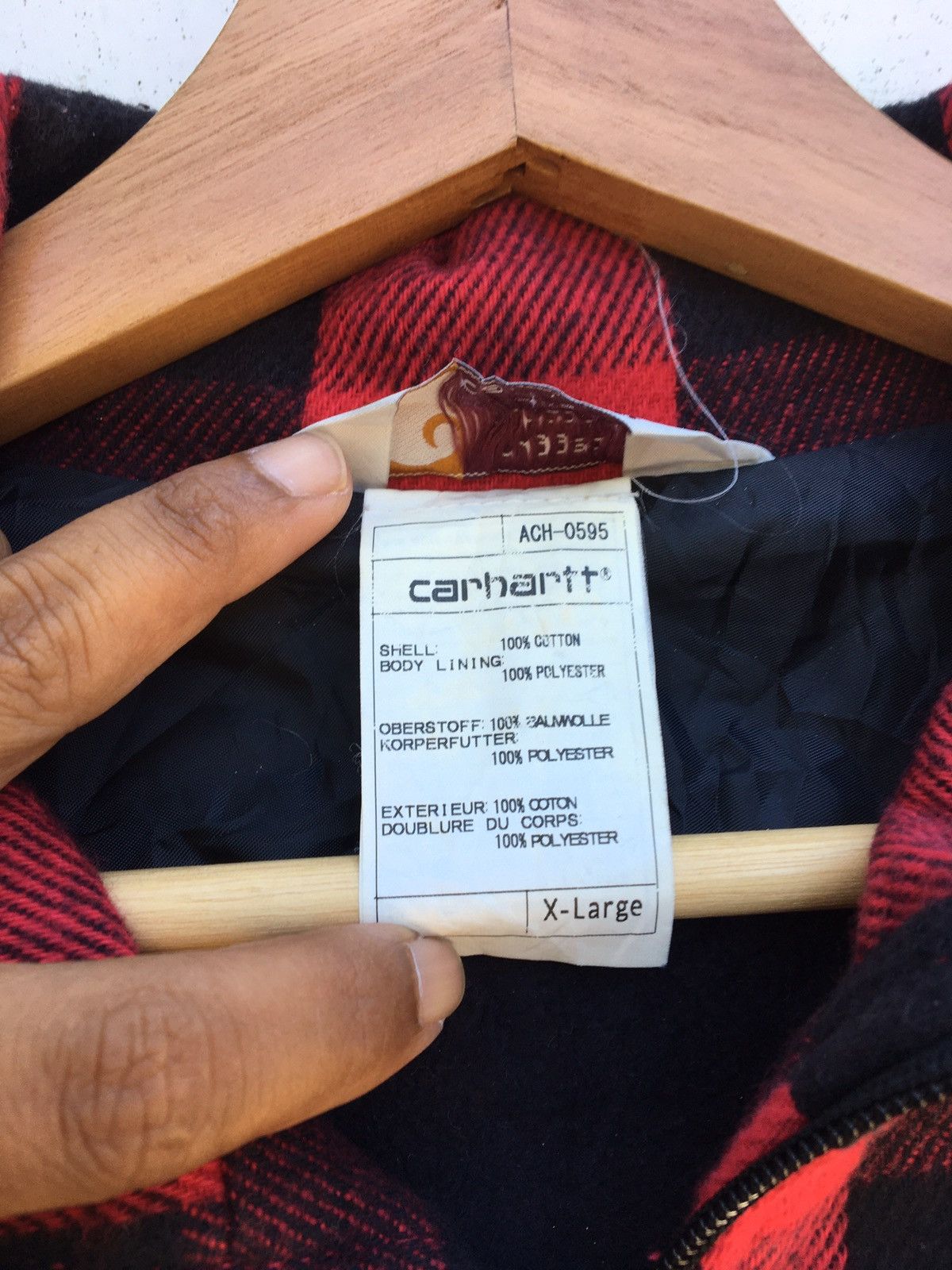 Carhartt Vintage Carhartt Checkered Winter Jacket Size US XL / EU 56 / 4 - 9 Thumbnail