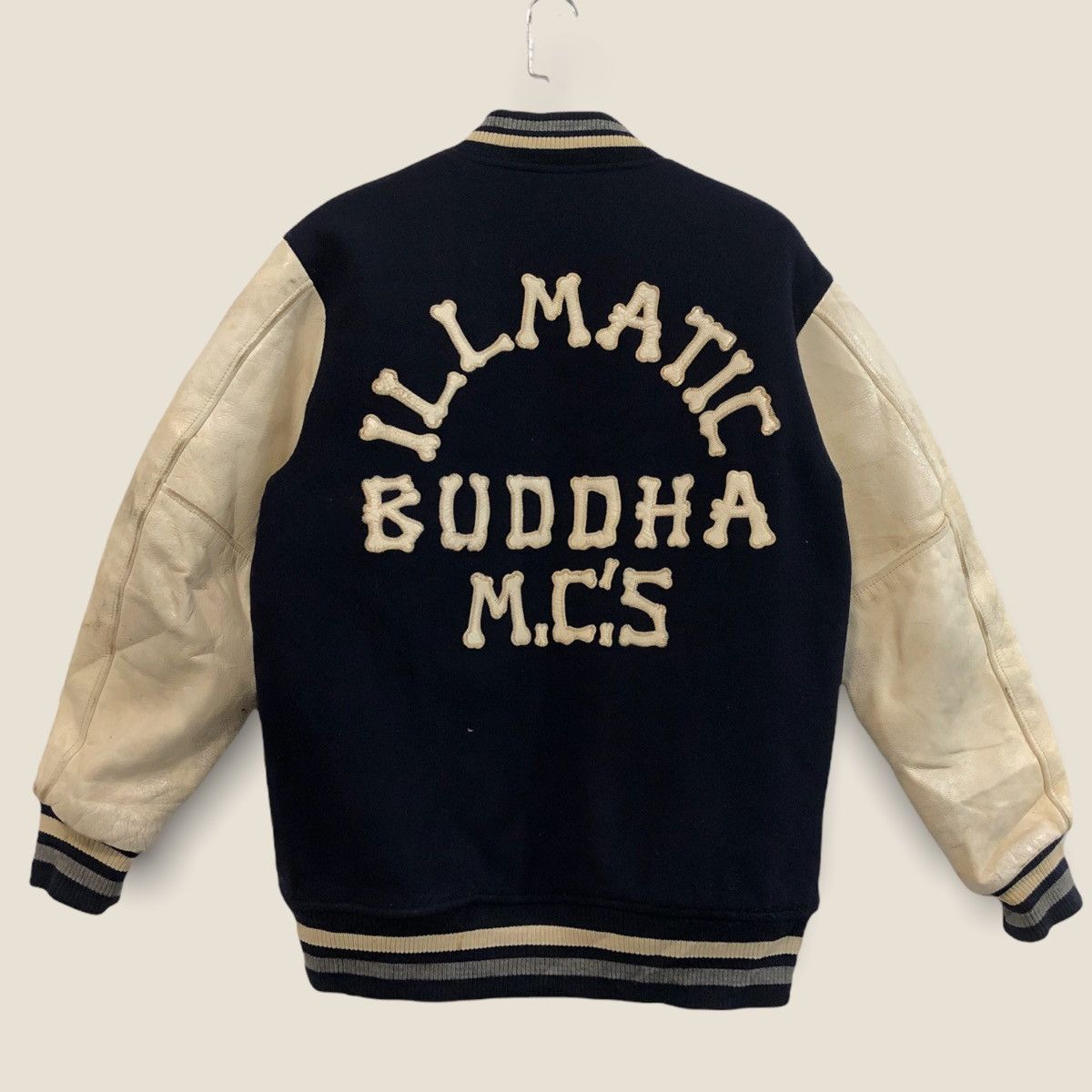 Japanese Brand × Varsity Jacket × Vintage Vintage Nuts And Bones 