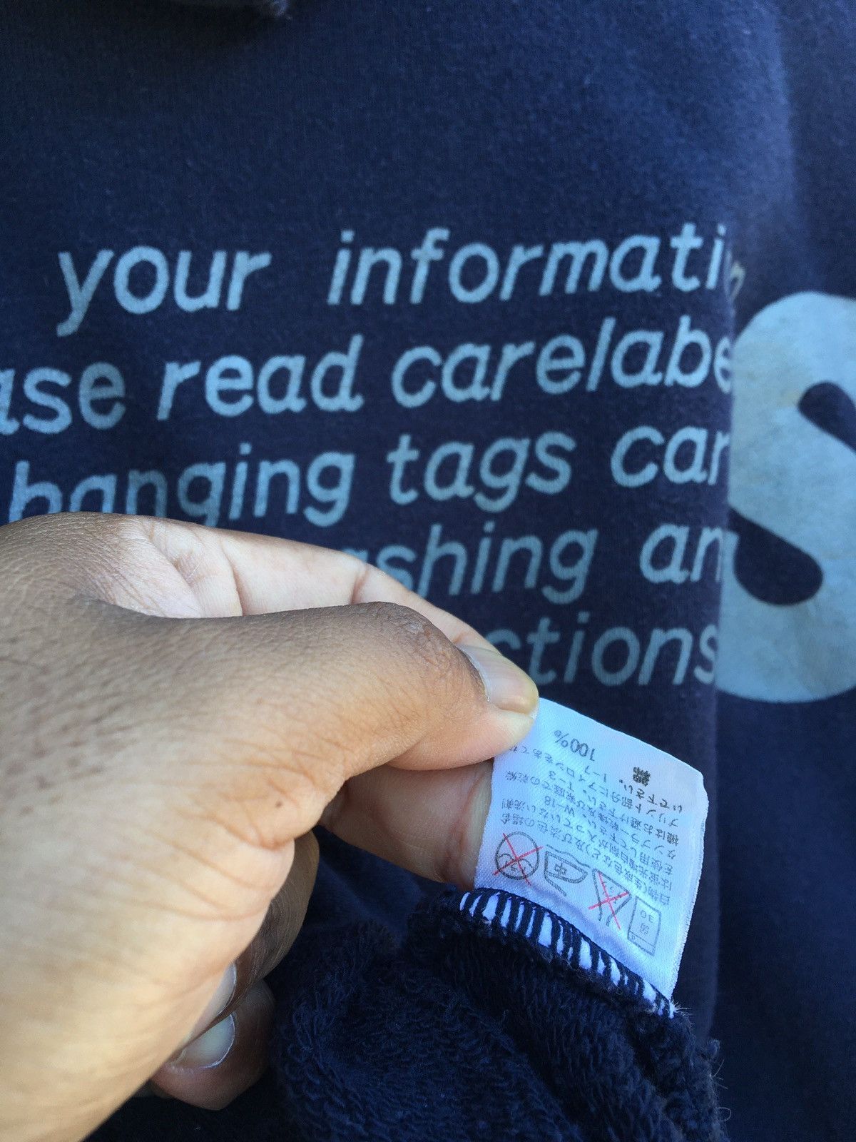 Japanese Brand Rare Vintage Issey Miyake Hoodie Care Label Size US L / EU 52-54 / 3 - 8 Thumbnail