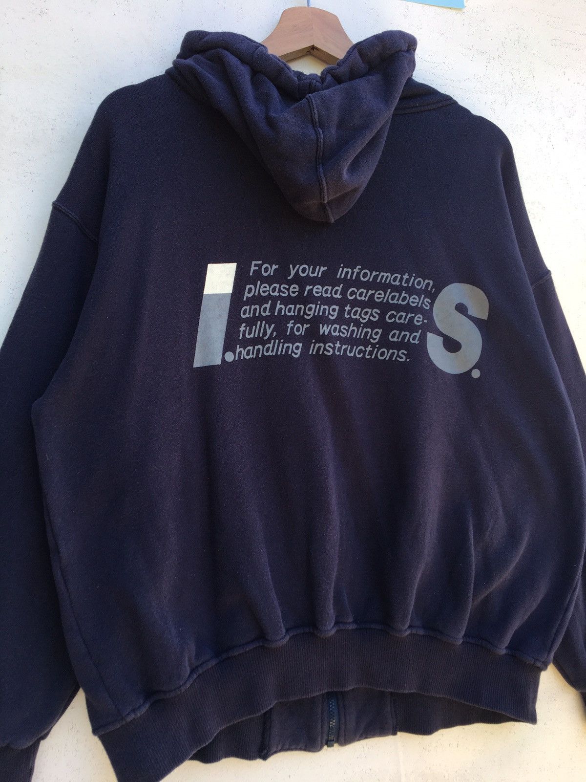 Japanese Brand Rare Vintage Issey Miyake Hoodie Care Label Size US L / EU 52-54 / 3 - 6 Thumbnail
