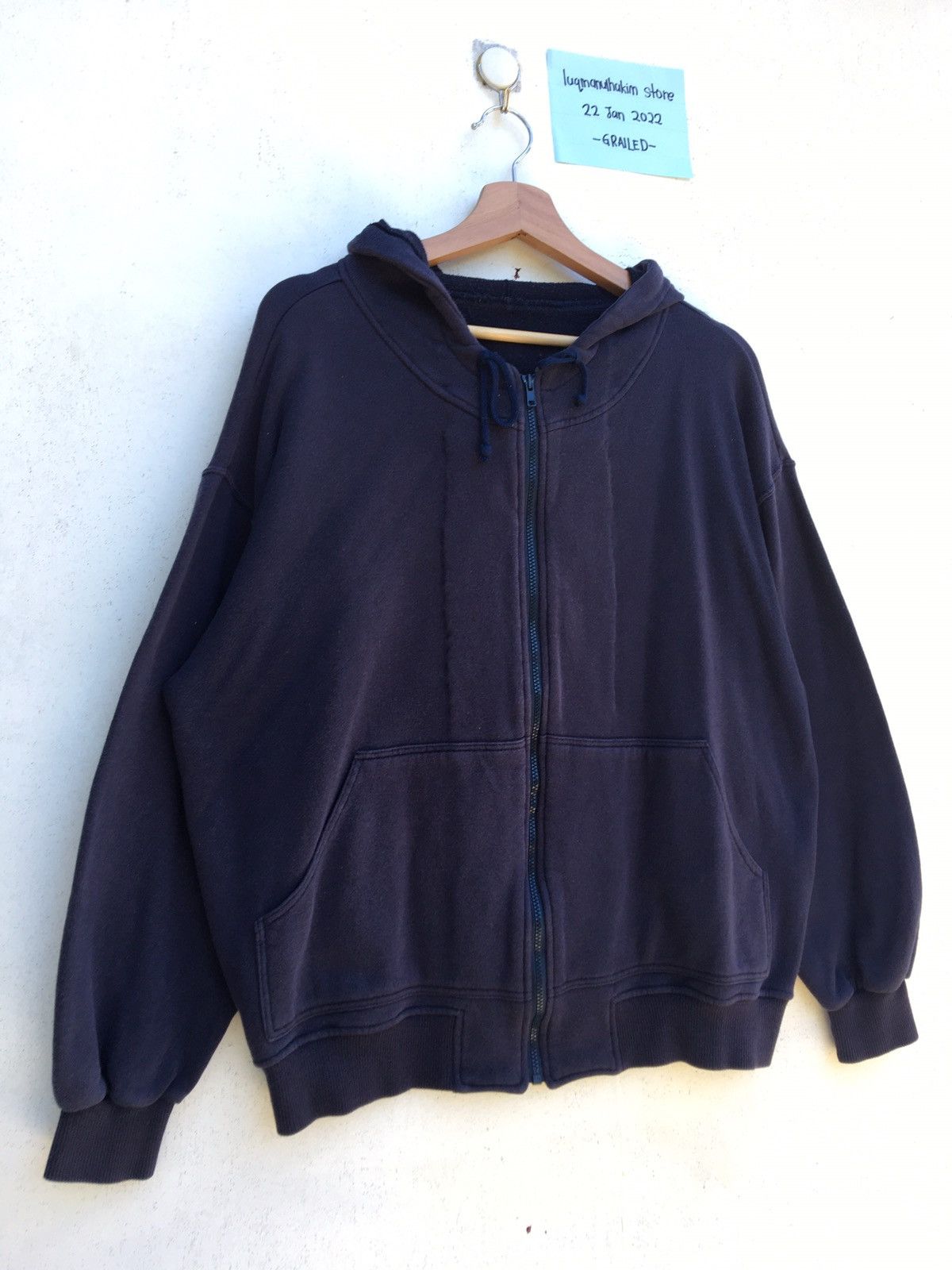 Japanese Brand Rare Vintage Issey Miyake Hoodie Care Label Size US L / EU 52-54 / 3 - 10 Thumbnail