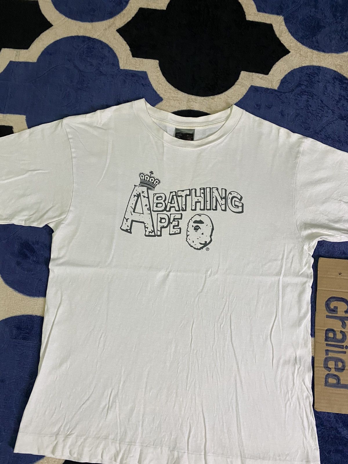 Bape × Vintage Bathing Ape Crown Tee Size US M / EU 48-50 / 2 - 3 Thumbnail