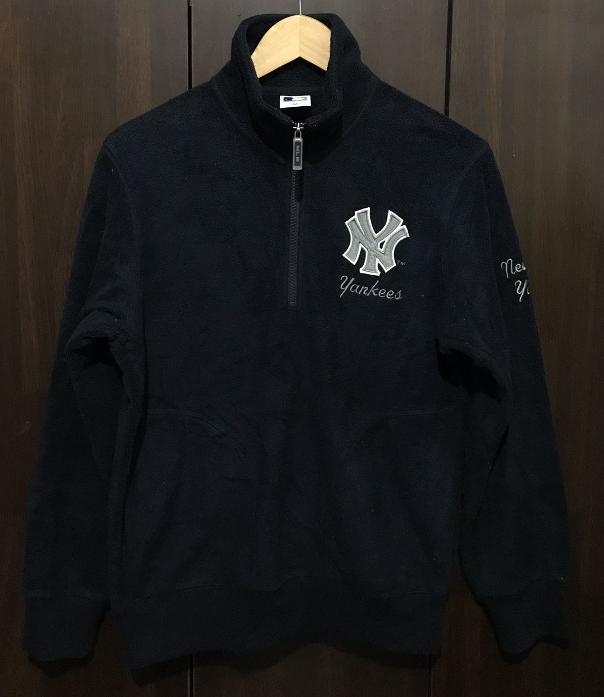 image of Mlb x New York Yankees Baseball Team Fleece in Dark Blue, Men's (Size Medium)