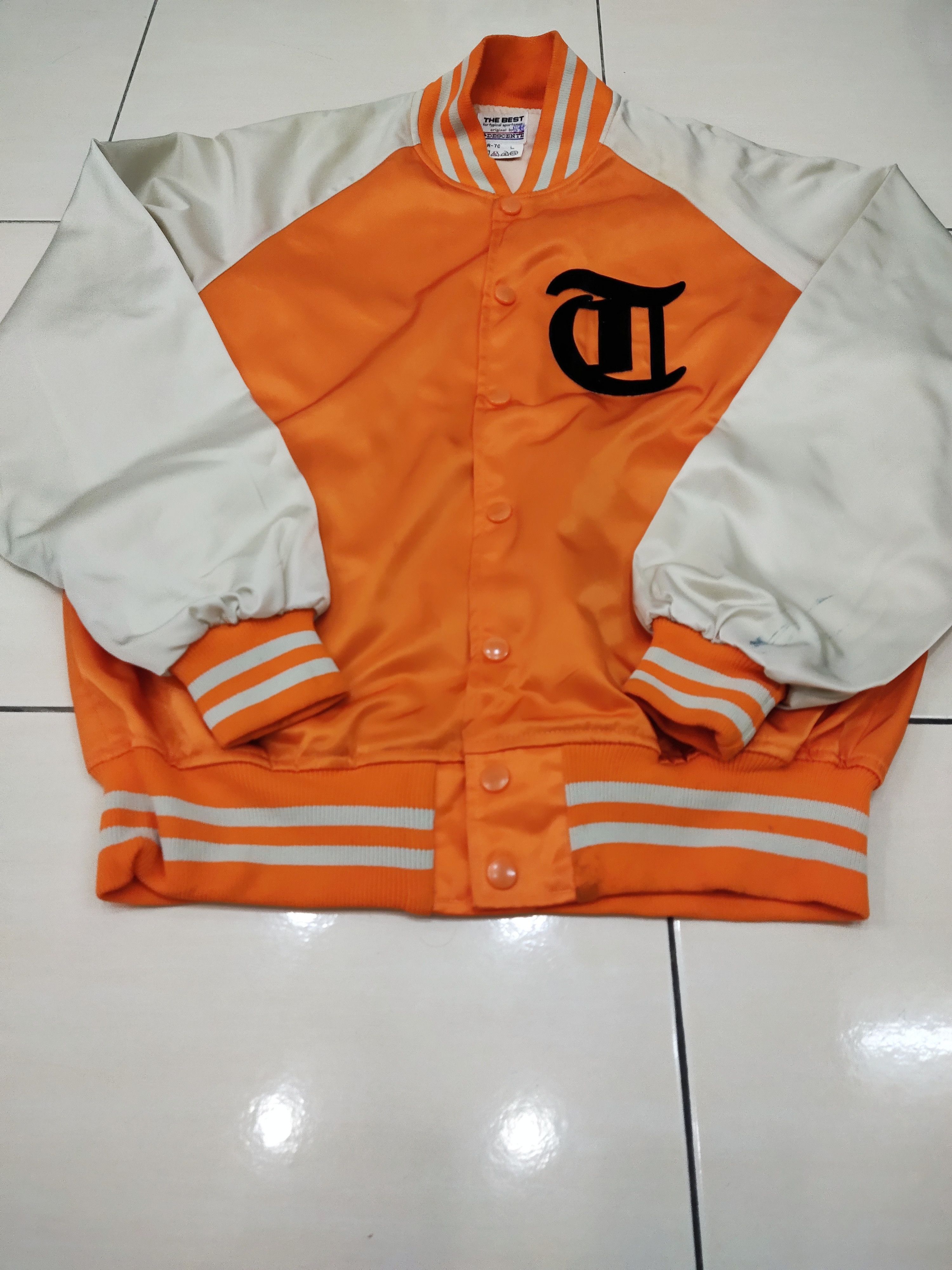 Descente × Japanese Brand × Vintage Vintage Descente Varsity Jacket Size US L / EU 52-54 / 3 - 1 Thumbnail