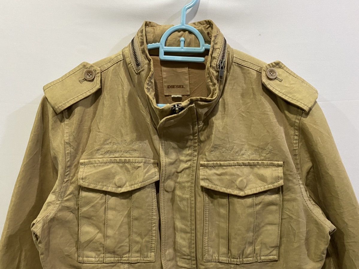 Diesel Diesel Project Cotton Rayon Metallic Tactical Jacket Size US M / EU 48-50 / 2 - 2 Thumbnail