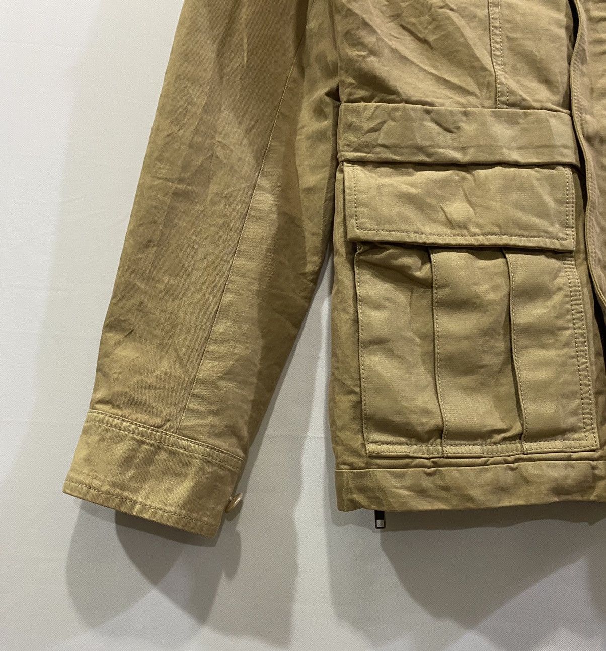 Diesel Diesel Project Cotton Rayon Metallic Tactical Jacket Size US M / EU 48-50 / 2 - 4 Thumbnail