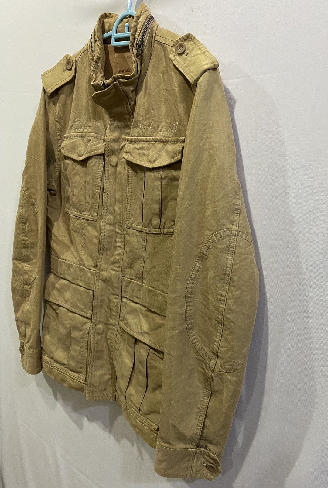 Diesel Diesel Project Cotton Rayon Metallic Tactical Jacket Size US M / EU 48-50 / 2 - 7 Thumbnail