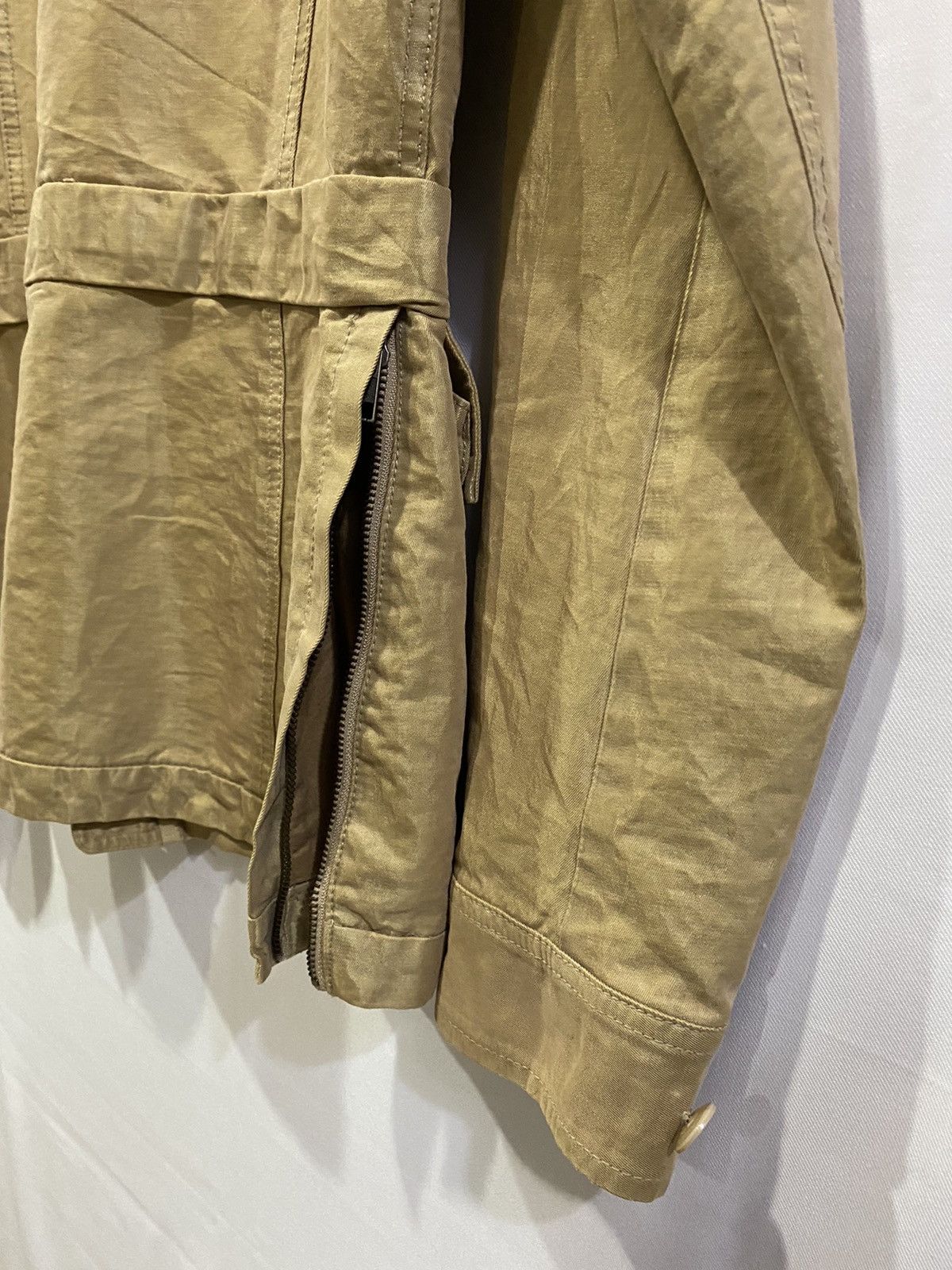 Diesel Diesel Project Cotton Rayon Metallic Tactical Jacket Size US M / EU 48-50 / 2 - 11 Thumbnail