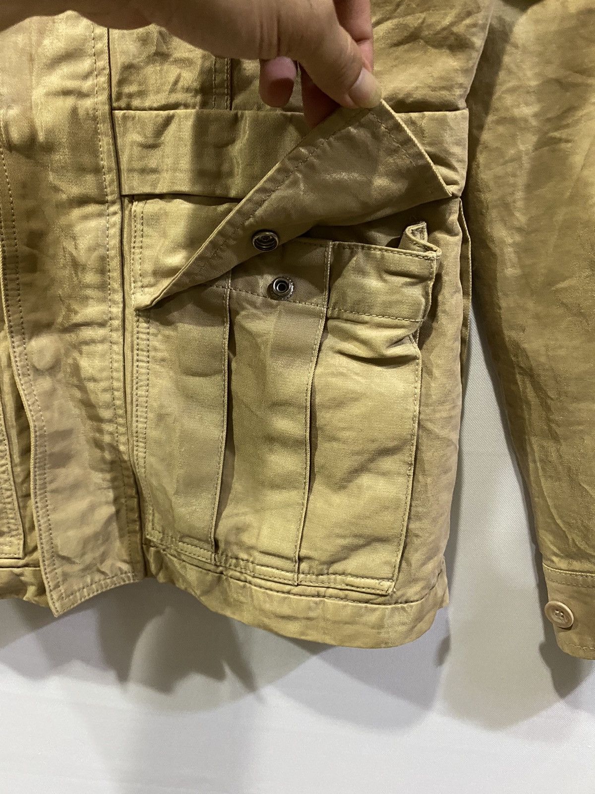 Diesel Diesel Project Cotton Rayon Metallic Tactical Jacket Size US M / EU 48-50 / 2 - 5 Thumbnail