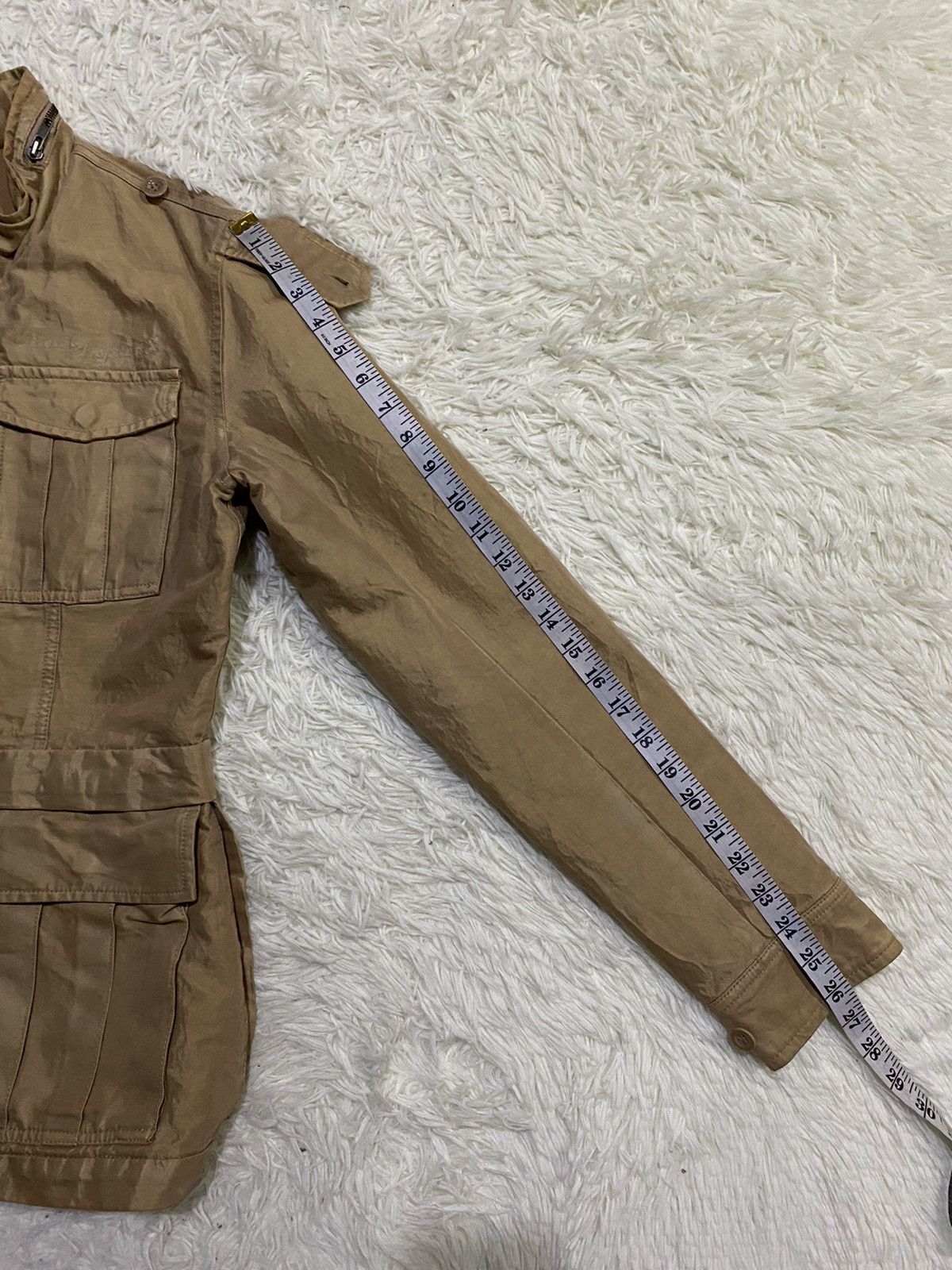 Diesel Diesel Project Cotton Rayon Metallic Tactical Jacket Size US M / EU 48-50 / 2 - 24 Thumbnail