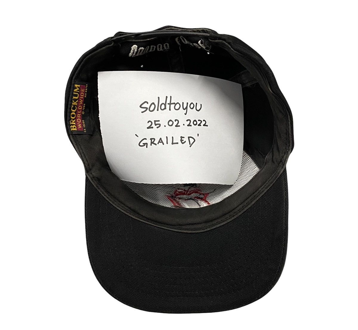 Brockum RARE! Vintage 90’s The Rolling stones Voodoo Lounge Tour Cap Size ONE SIZE - 3 Thumbnail