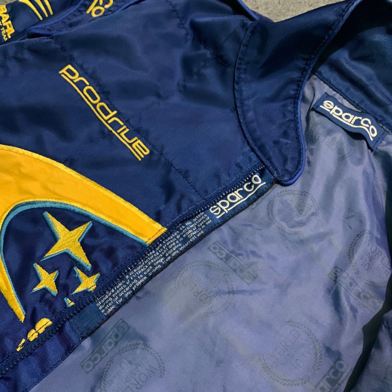 NASCAR × Vintage Subaru Sparco Rally Jacket Vintage 1990's McRae Kankkunen Size US L / EU 52-54 / 3 - 5 Thumbnail