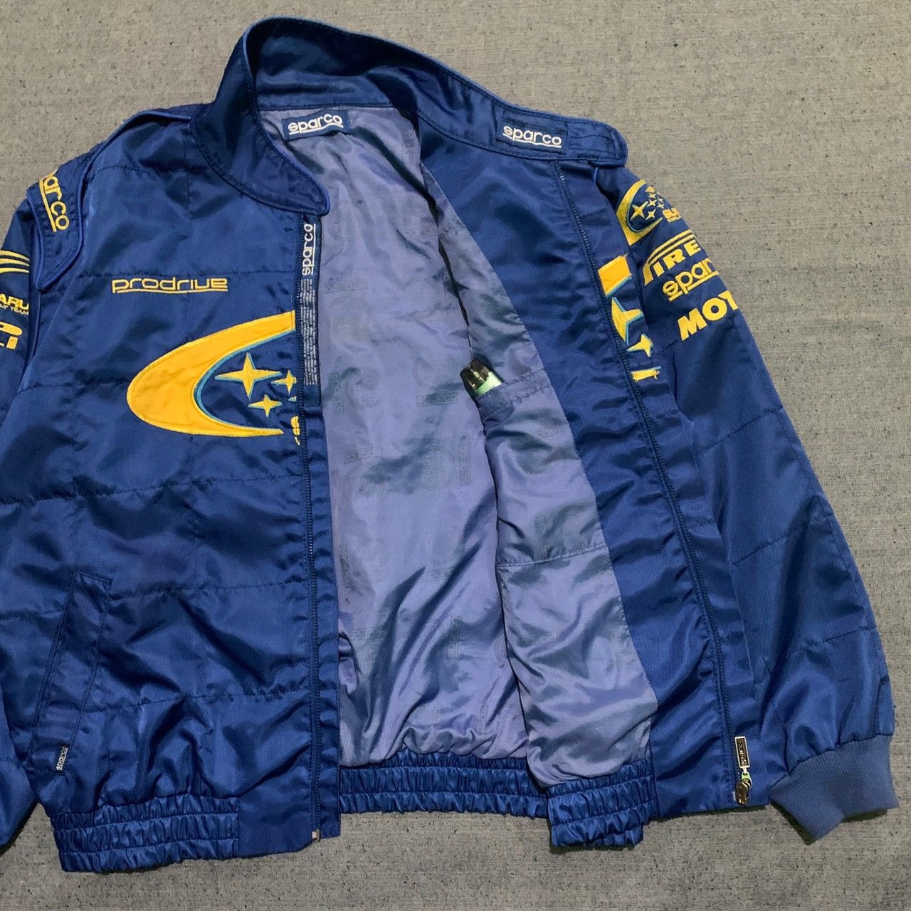 NASCAR × Vintage Subaru Sparco Rally Jacket Vintage 1990's McRae Kankkunen Size US L / EU 52-54 / 3 - 3 Thumbnail