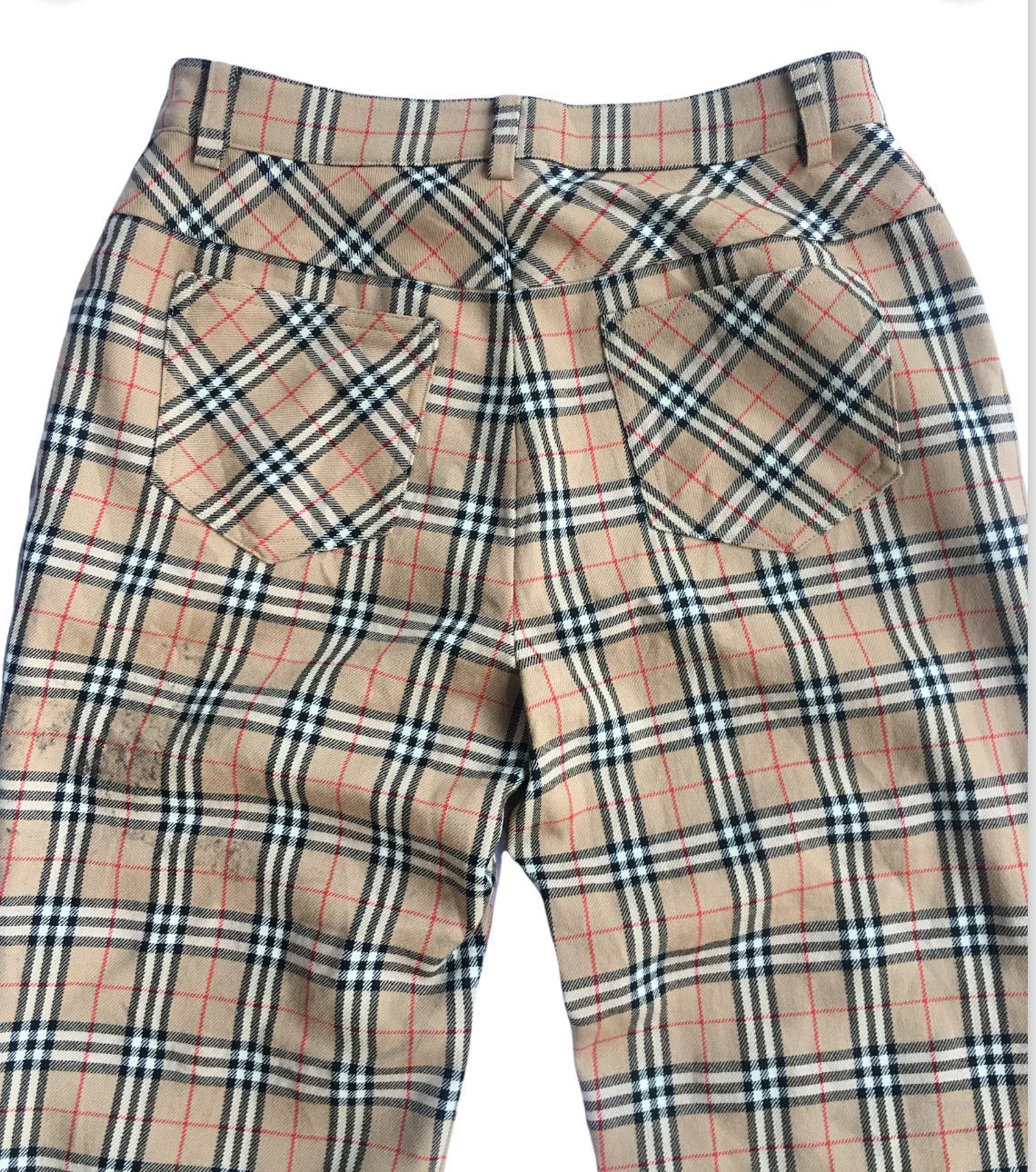 Burberry × Vintage Vintage Burberry Blue Label Nova Check Pants Size US 28 / EU 44 - 6 Thumbnail