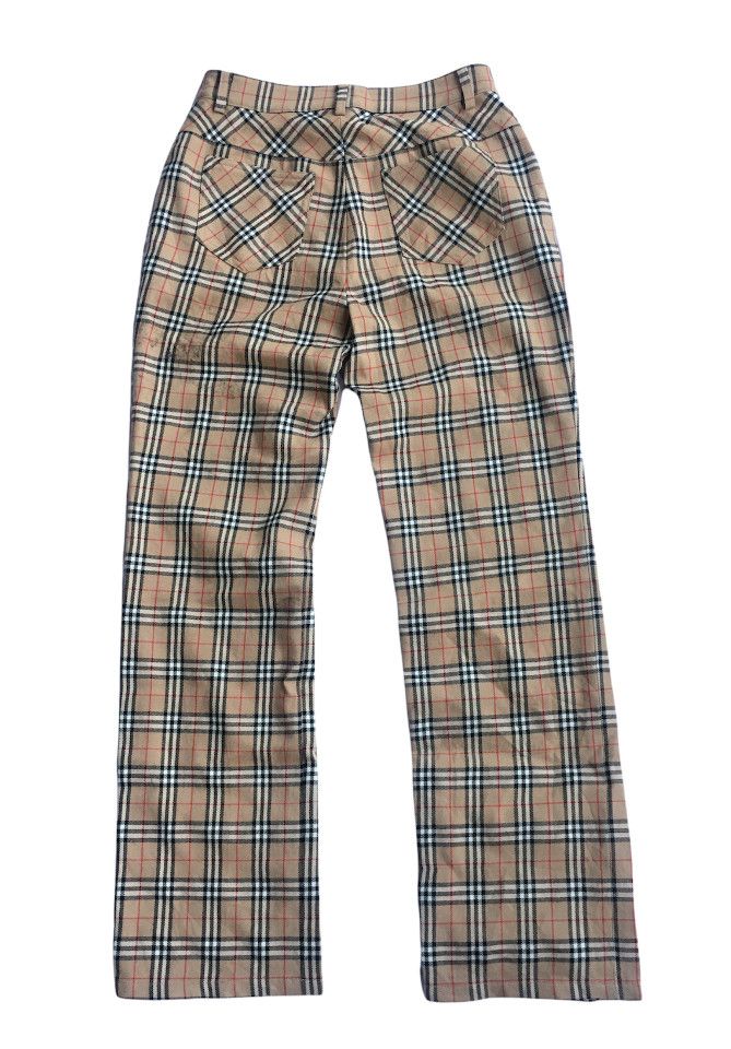 Burberry × Vintage Vintage Burberry Blue Label Nova Check Pants Size US 28 / EU 44 - 4 Thumbnail