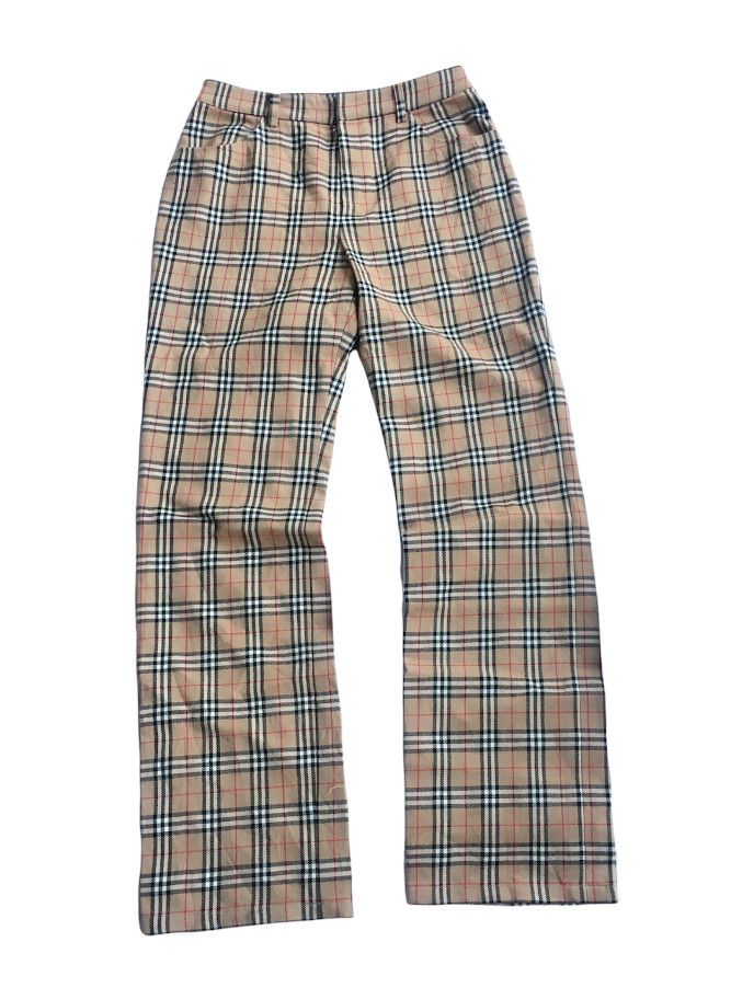 Vintage Burberry Blue Label Nova Check Pants Bottoms