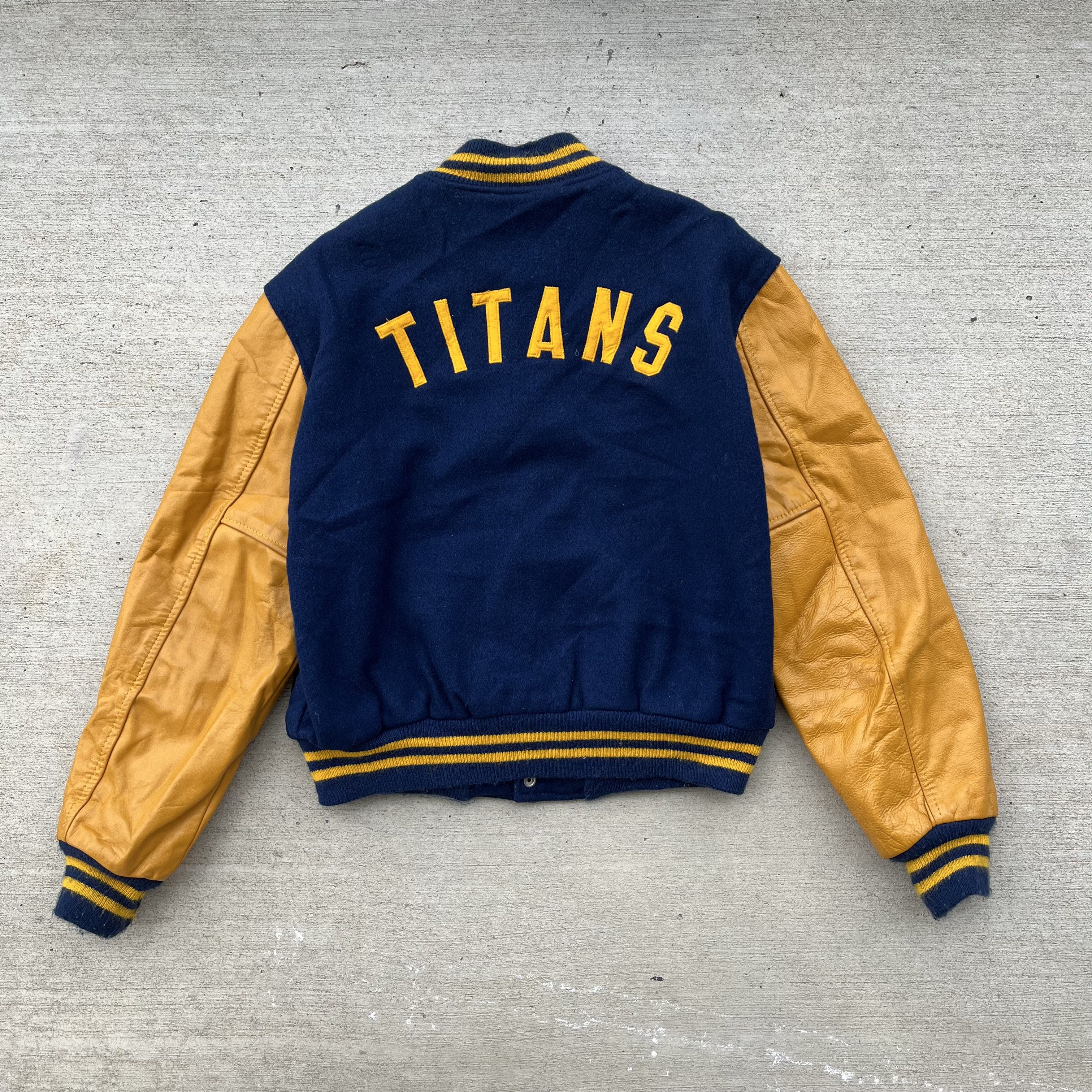 Vintage 1985 High School Varsity Jacket Size US M / EU 48-50 / 2 - 2 Thumbnail