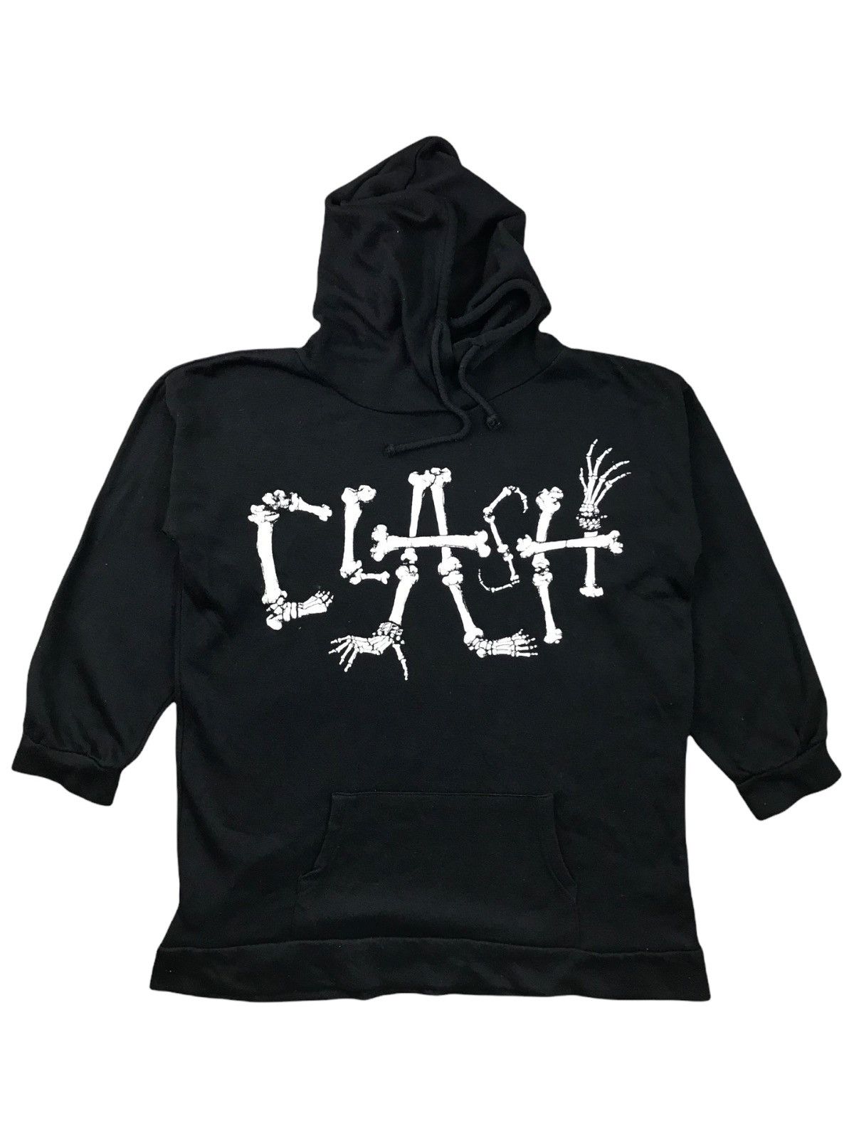Japanese Brand CLASH HOODIE 3 QUATER SLEEVES Size US M / EU 48-50 / 2 - 2 Thumbnail
