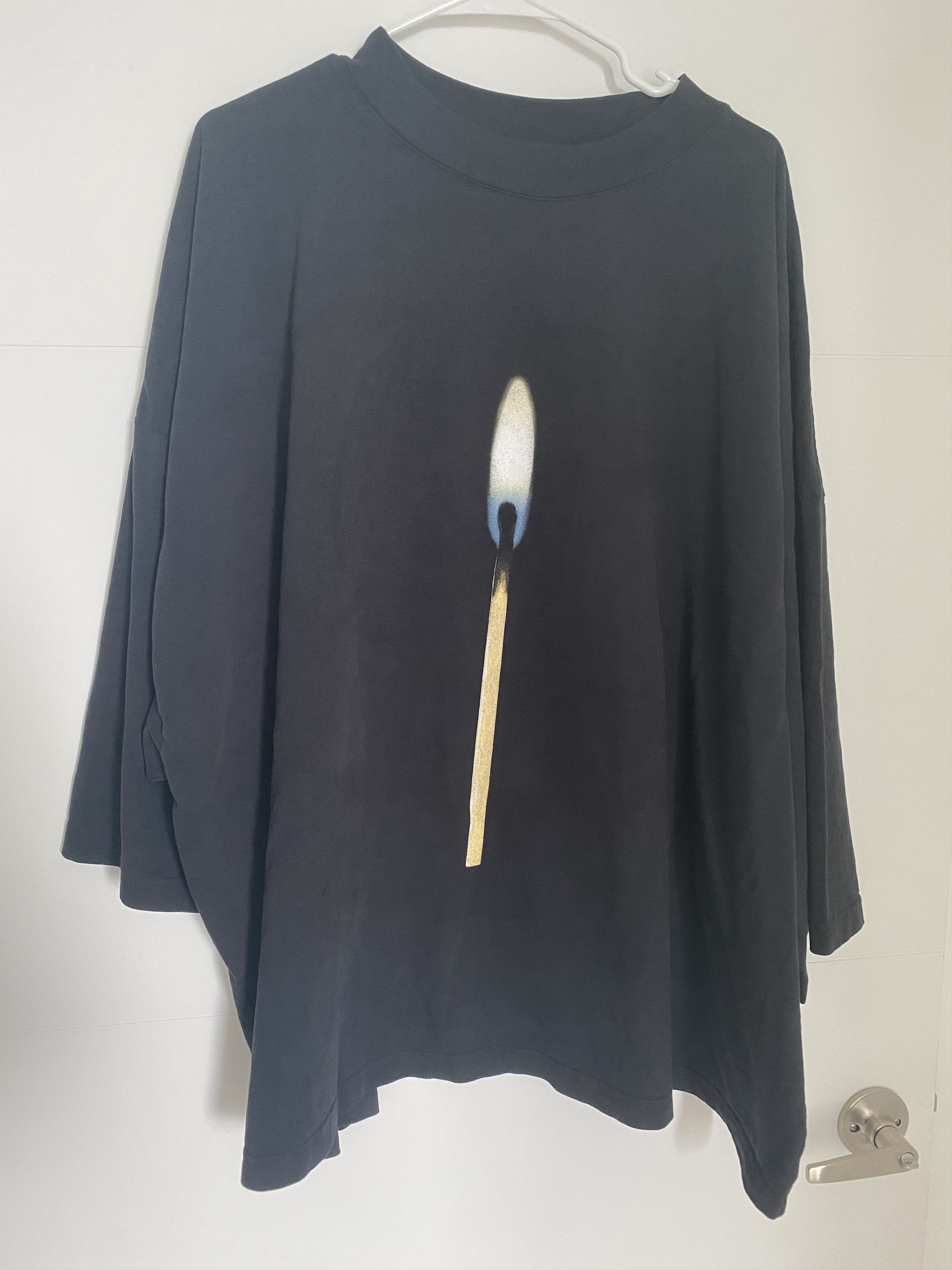 Kanye West DONDA 2 Lit Match T-shirt Black Men's - US