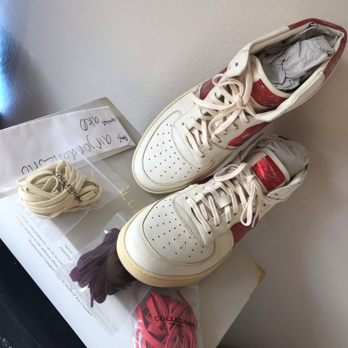 Collegium Collegium Pillar Destroyer High Vintage Metallic Ruby Red Size US 7.5 / EU 40-41 - 10 Thumbnail
