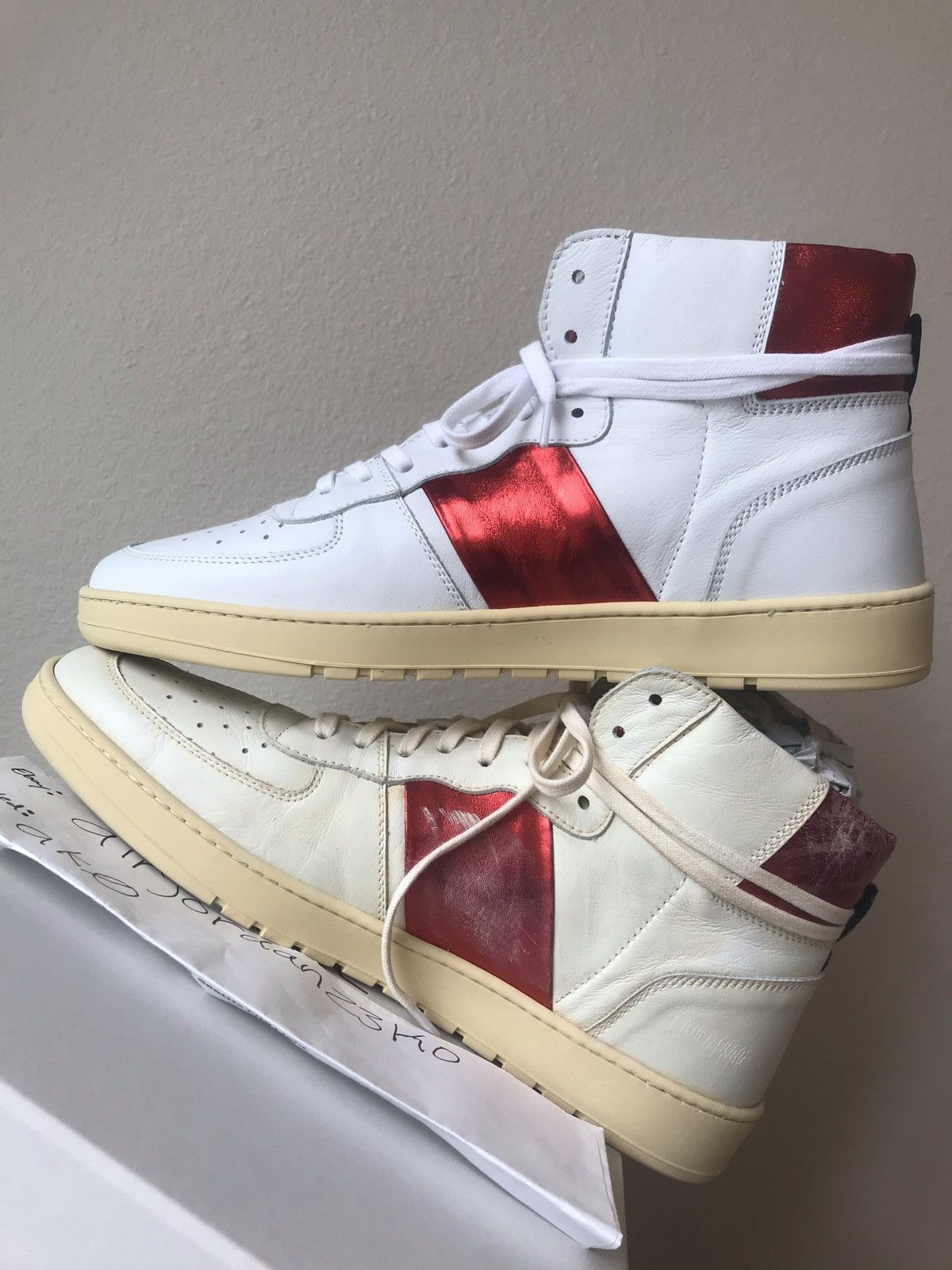 Collegium Collegium Pillar Destroyer High Vintage Metallic Ruby Red Size US 7.5 / EU 40-41 - 12 Thumbnail