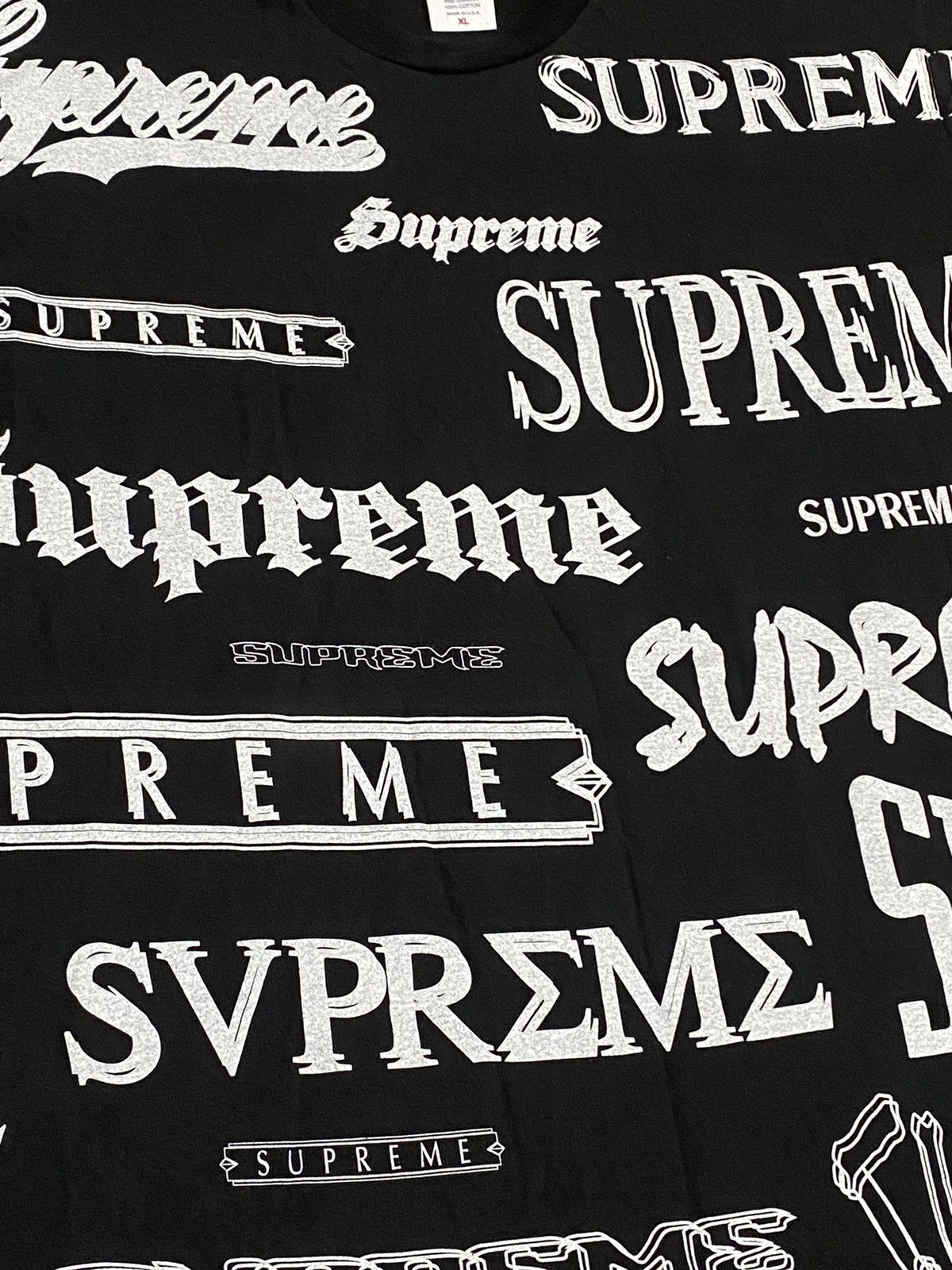 Supreme Supreme “Multi logo Tee” AOP Fall/Winter 2020 Size US XL / EU 56 / 4 - 2 Thumbnail